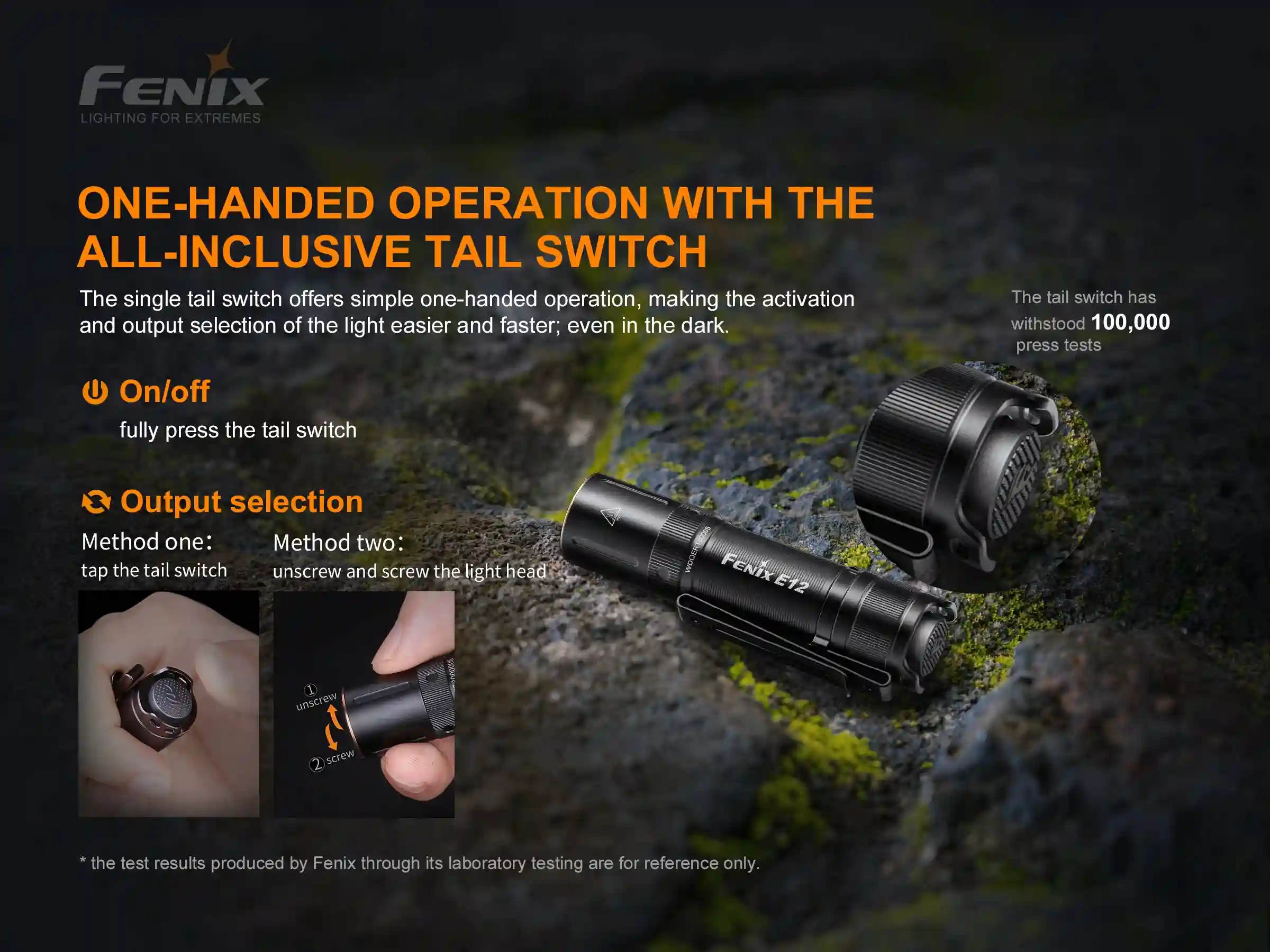 Fenix E12 V2.0 LED Taschenlampe AKTION