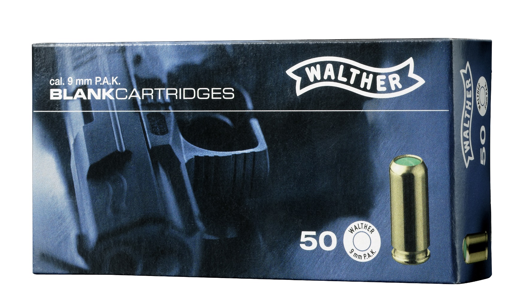 Walther Platzpatronen 9 mm P.A.K. - 50 Schuss