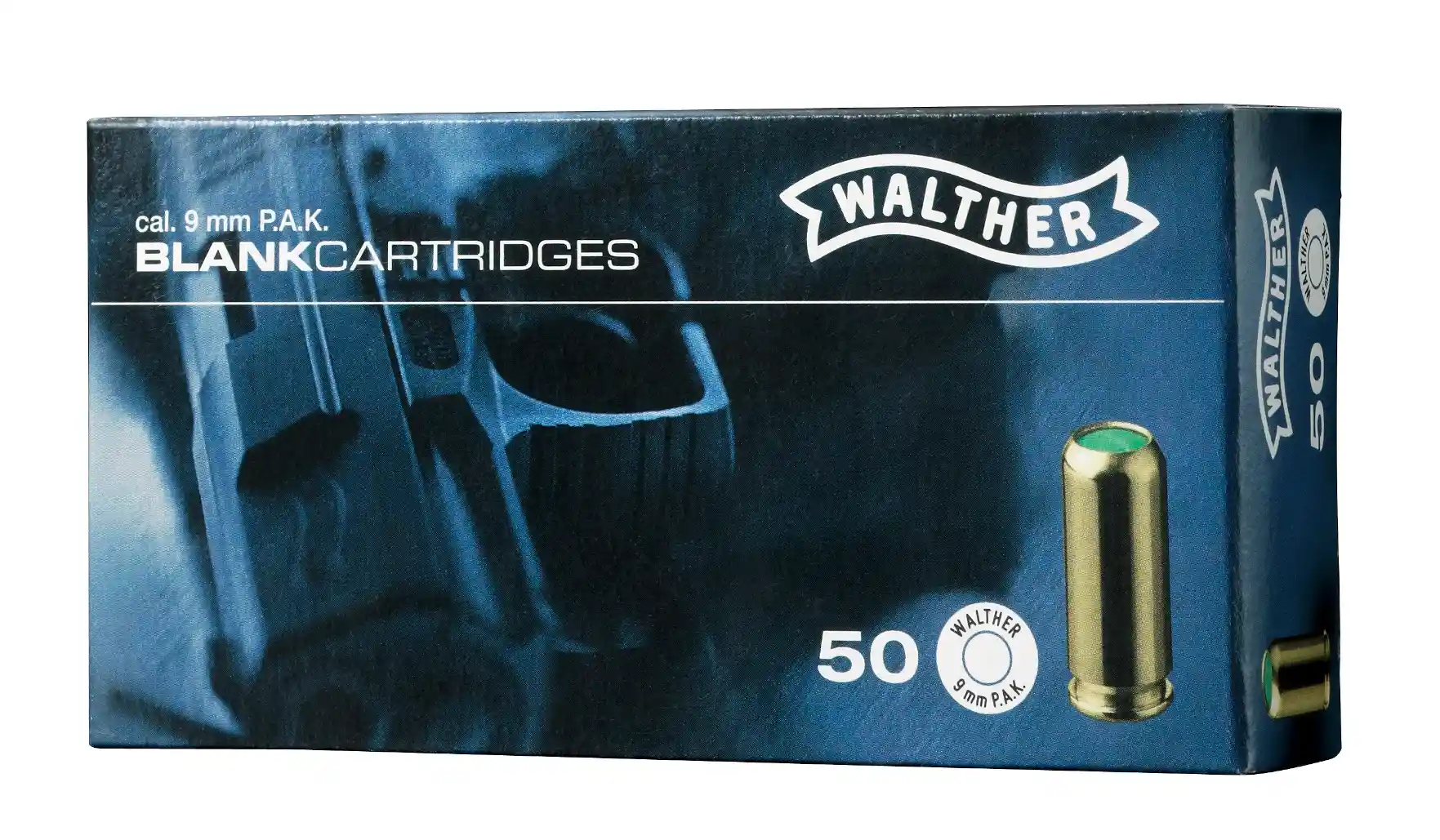 Walther Platzpatronen 9 mm P.A.K. - 50 Schuss