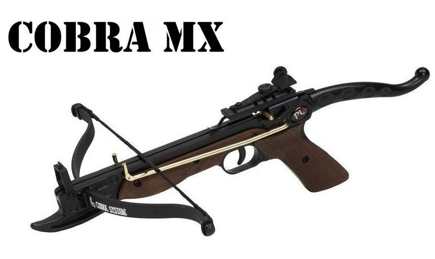 Pistolenarmbrust Cobra MX 80lbs Holzoptik