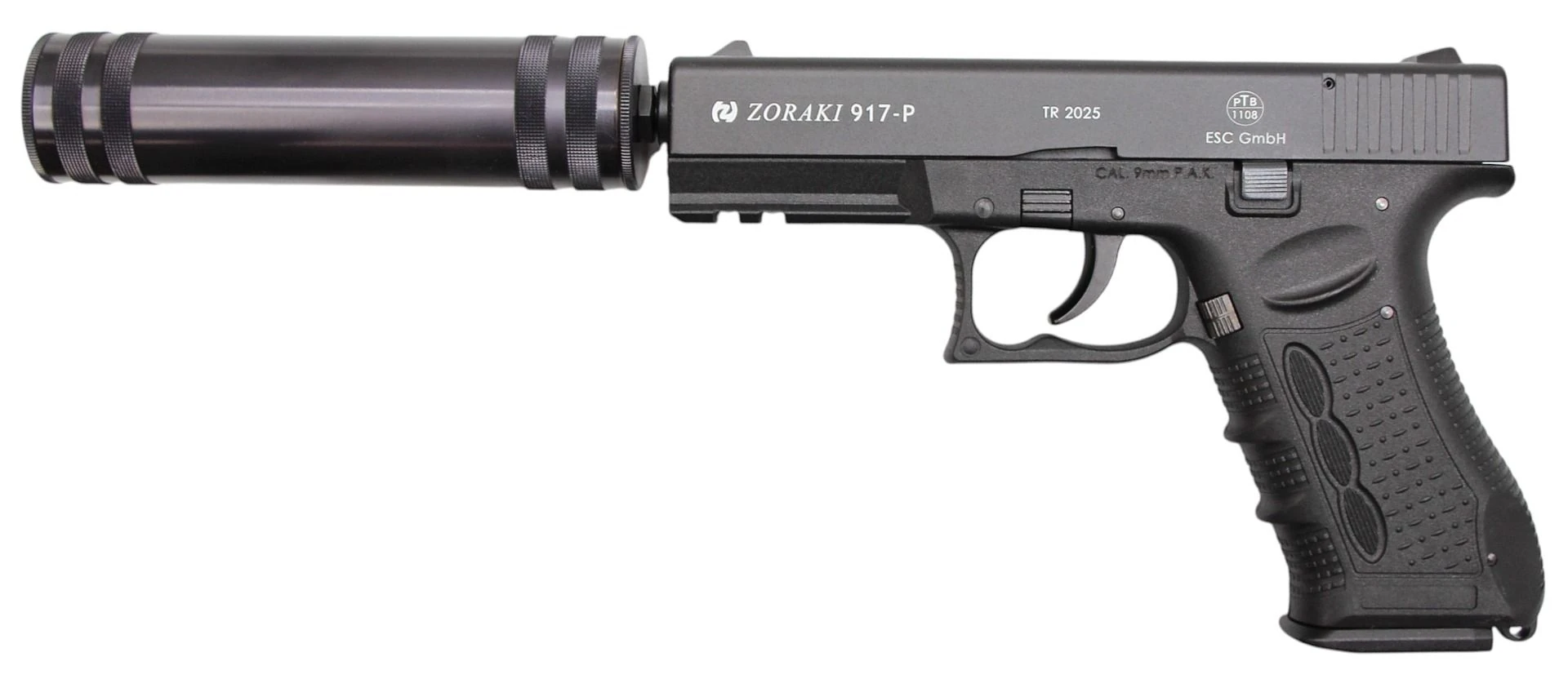 Schalldämpfer für Schreckschusswaffen - Zoraki / Umarex / Walther / Glock / Röhm