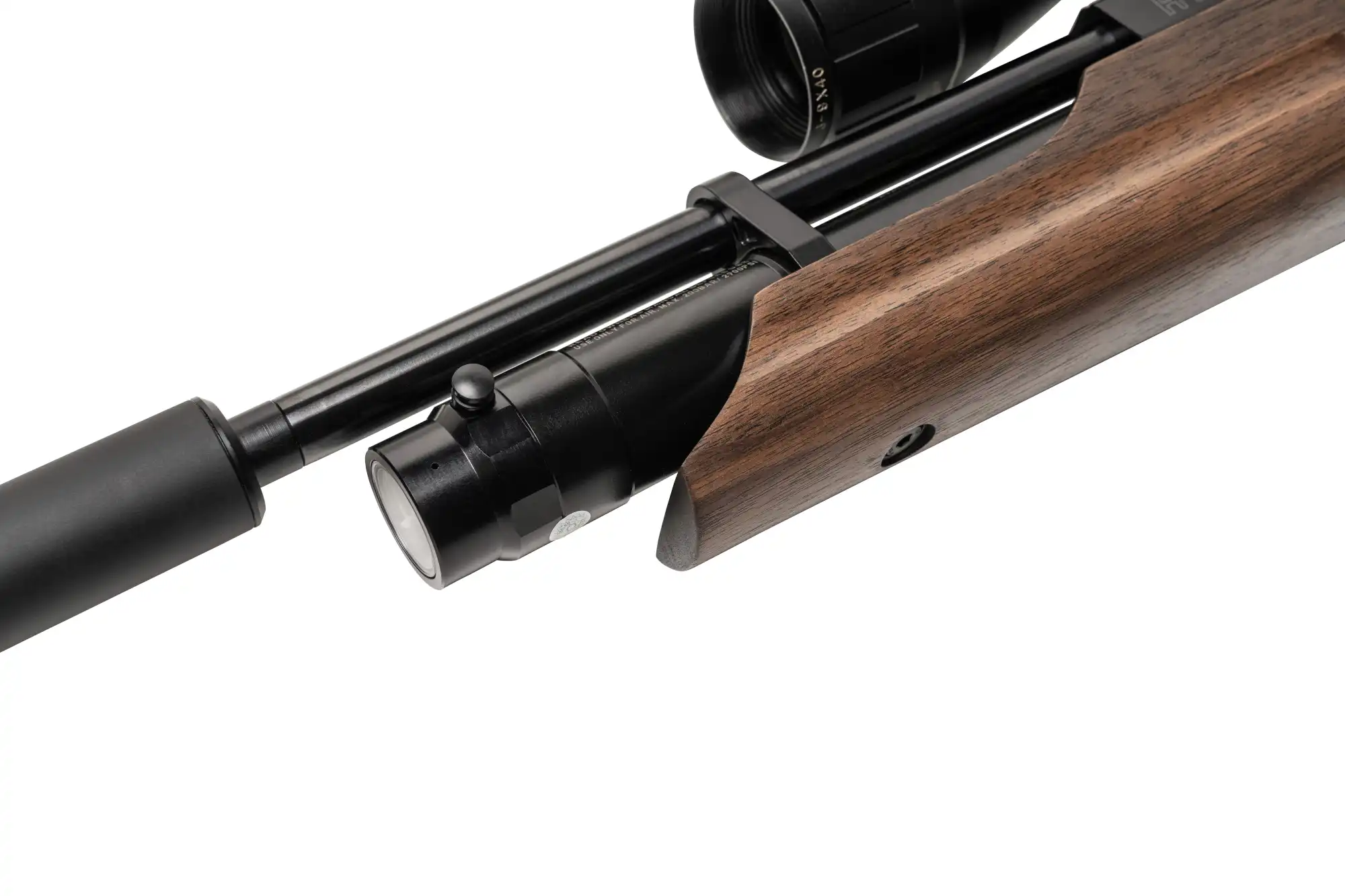 Weihrauch HW 100 TK Pressluftgewehr 5,5 mm Schalldämpfer