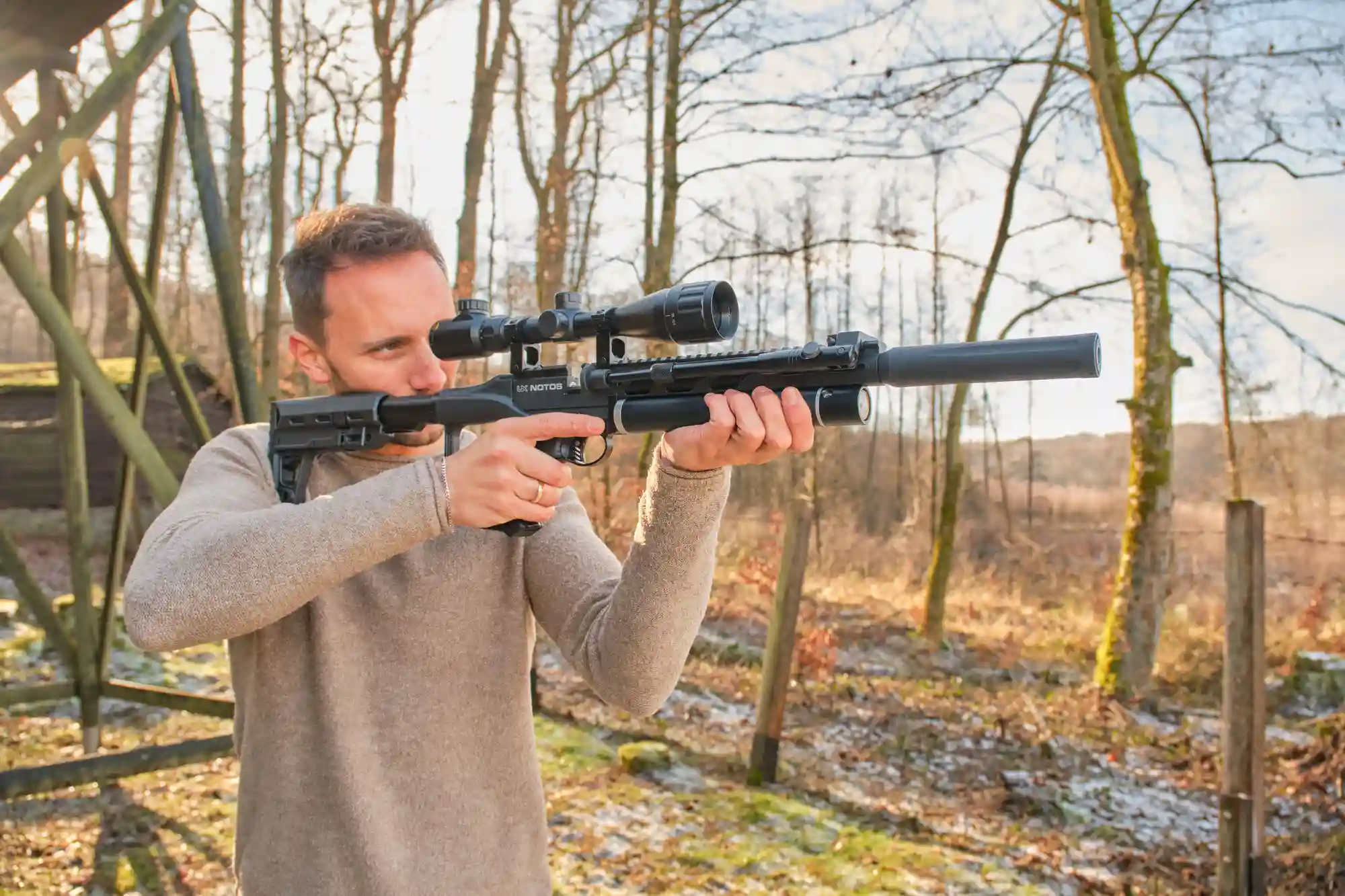 UX Notos Carbine Set cal. 4,5 mm (.177) Diabolo Pressluftgewehr 