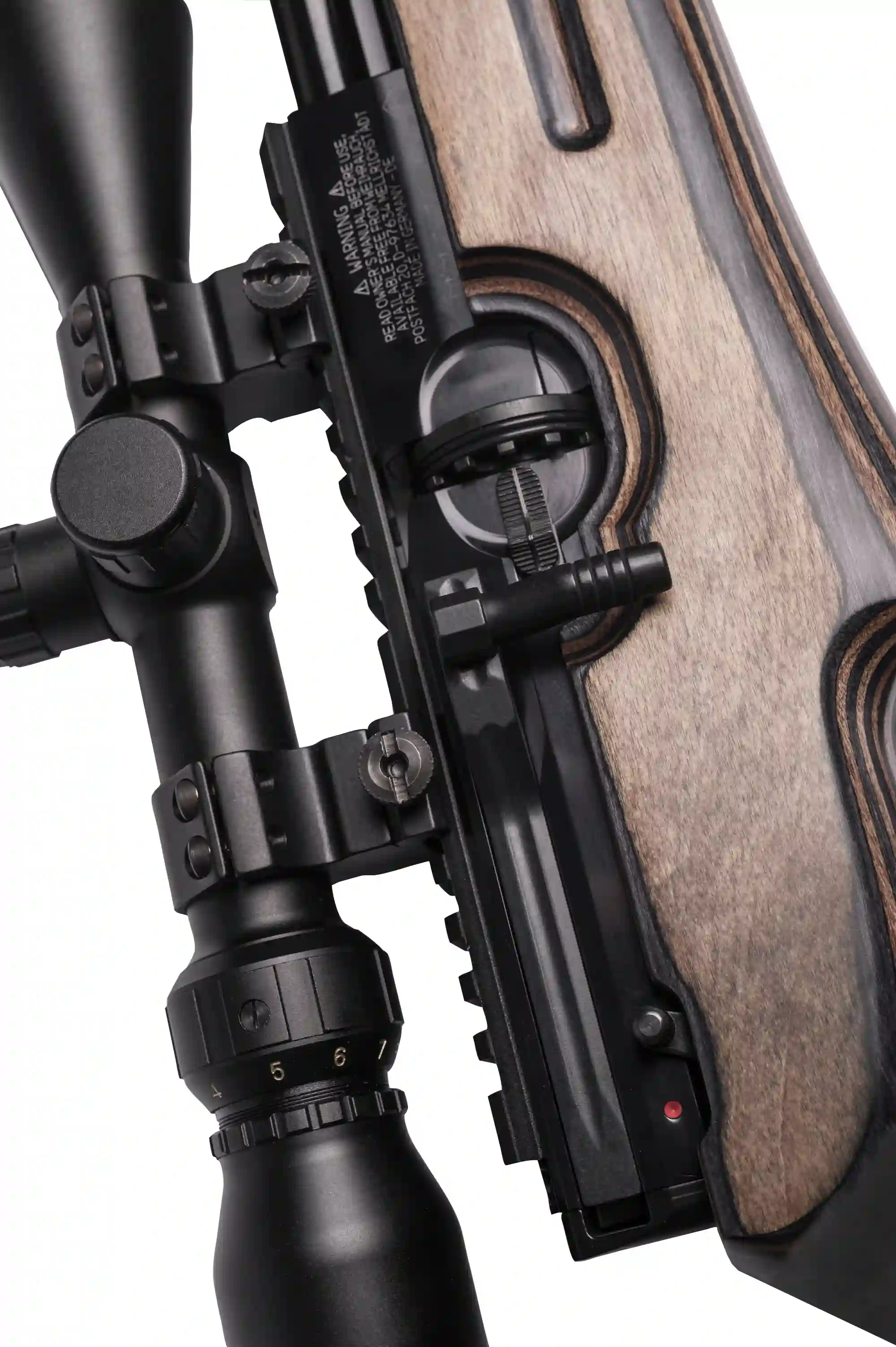 Weihrauch HW 100 TK Pressluftgewehr 4,5 mm Schichtholzschaft mit Schalldämpfer