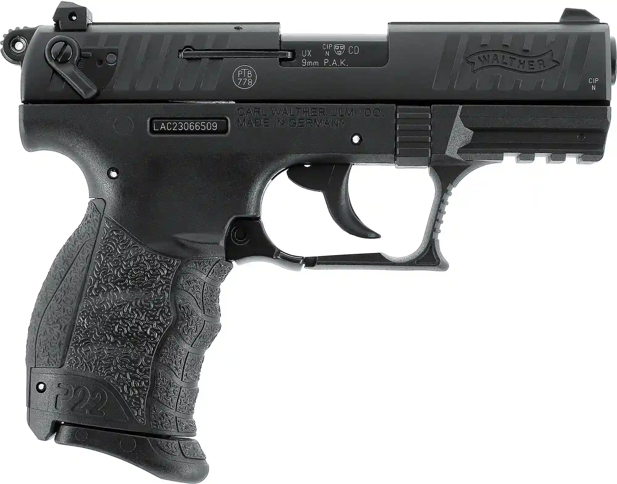 Walther P22Q Schreckschusspistole 9 mm P.A.K.