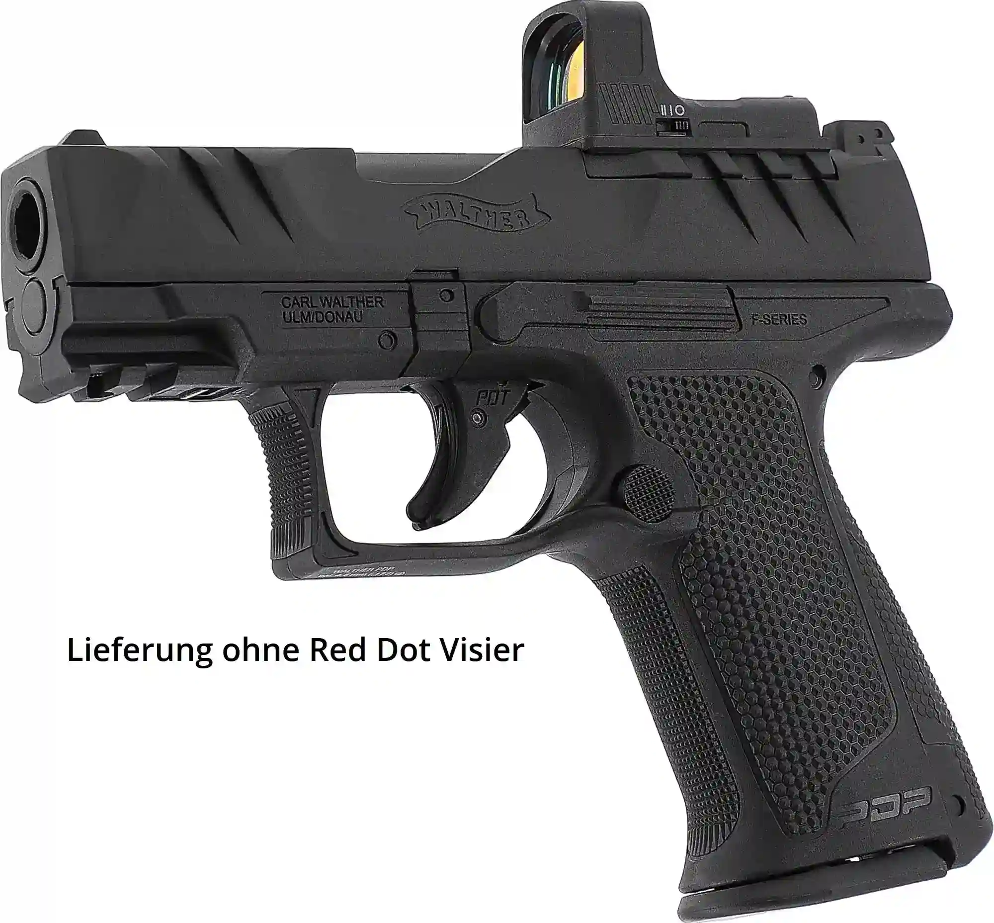 Walther PDP F-Series 3.5" CO2 Pistole mit Red Dot Visier