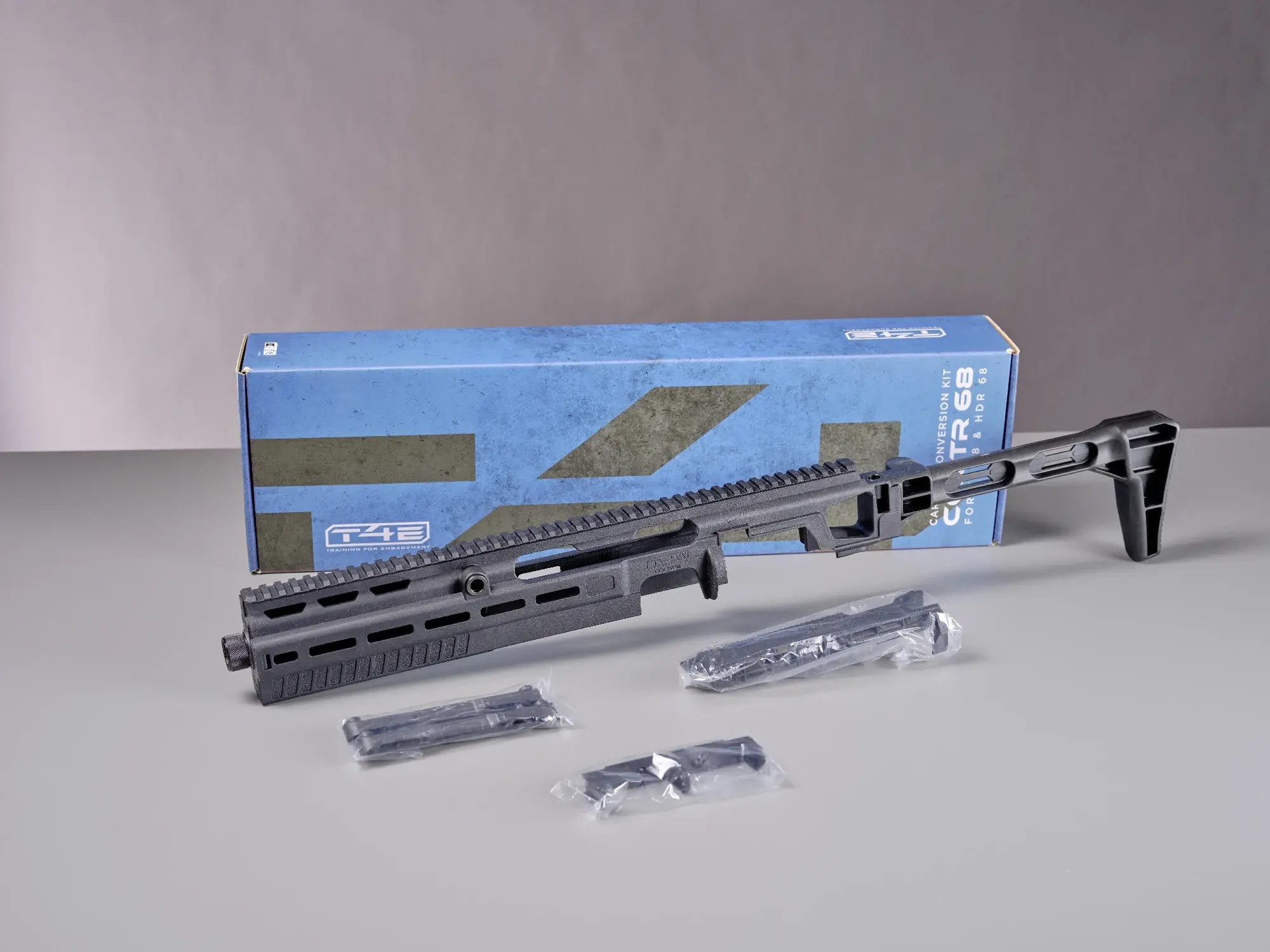 T4E Carbine Conversion Kit für T4E TR 68 Set mit Verpackung