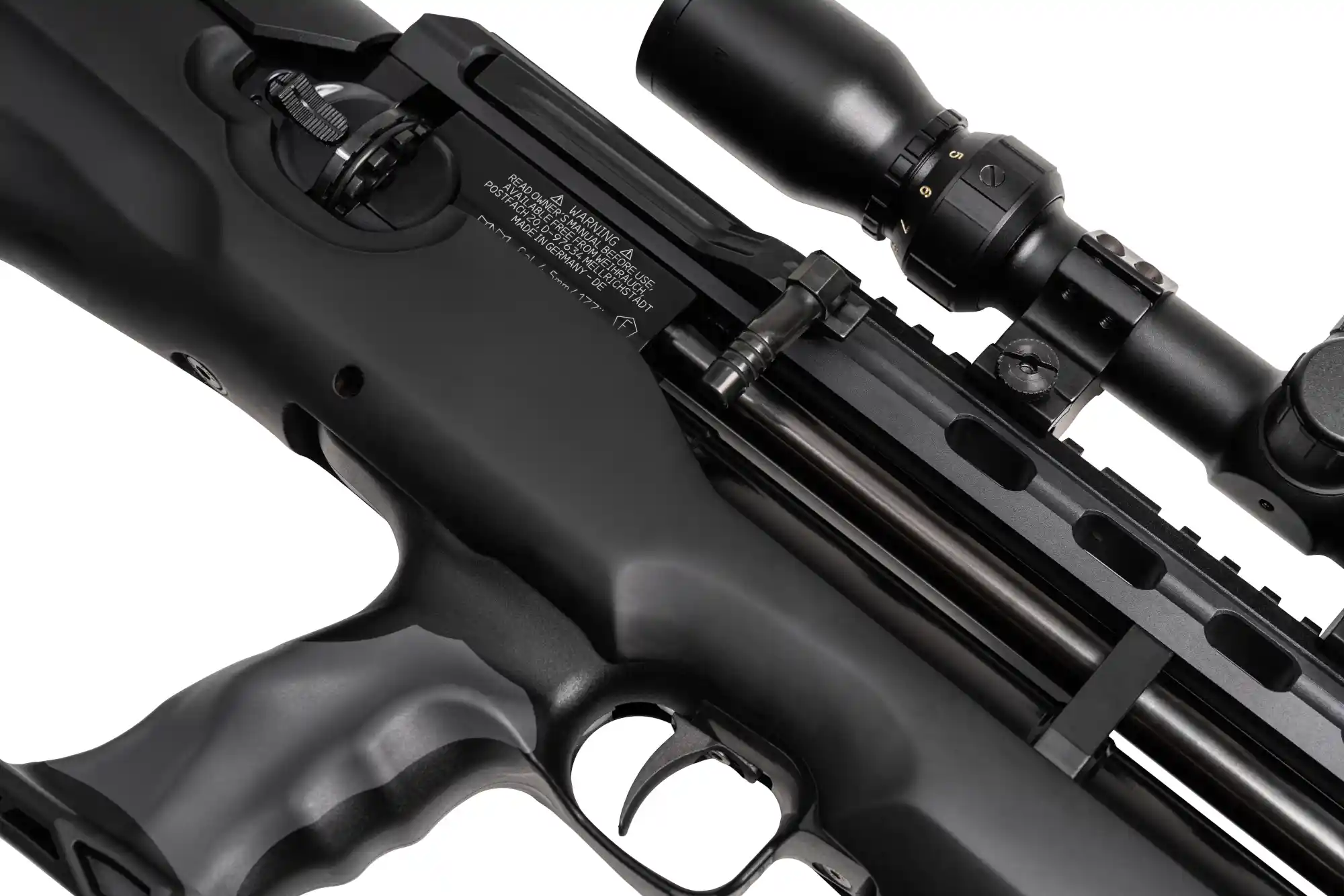 Weihrauch HW 100 Bullpup - mit  XL Schalldämpfer 4,5 mm