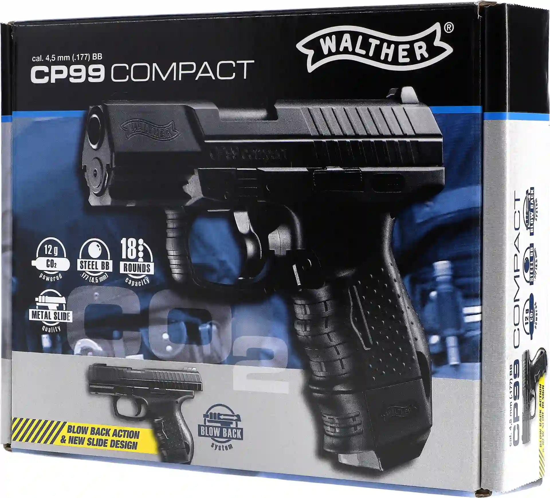 Walther CP 99 Compact Schwarz CO2 Pistole
