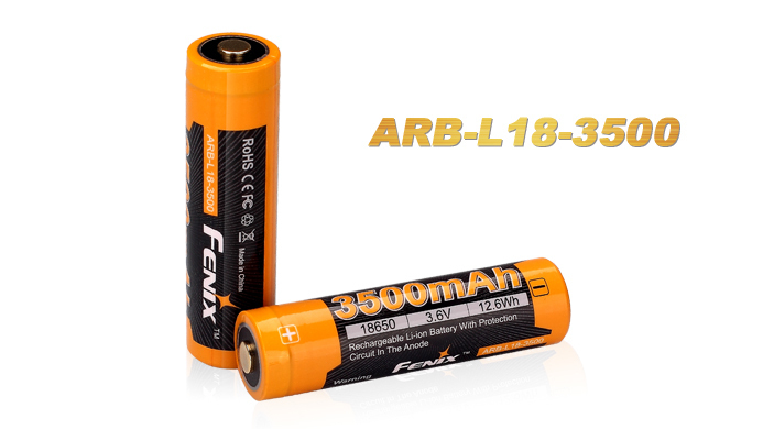 Fenix ARB-L18-3500 mAh 18650 LiIon Akku geschützt