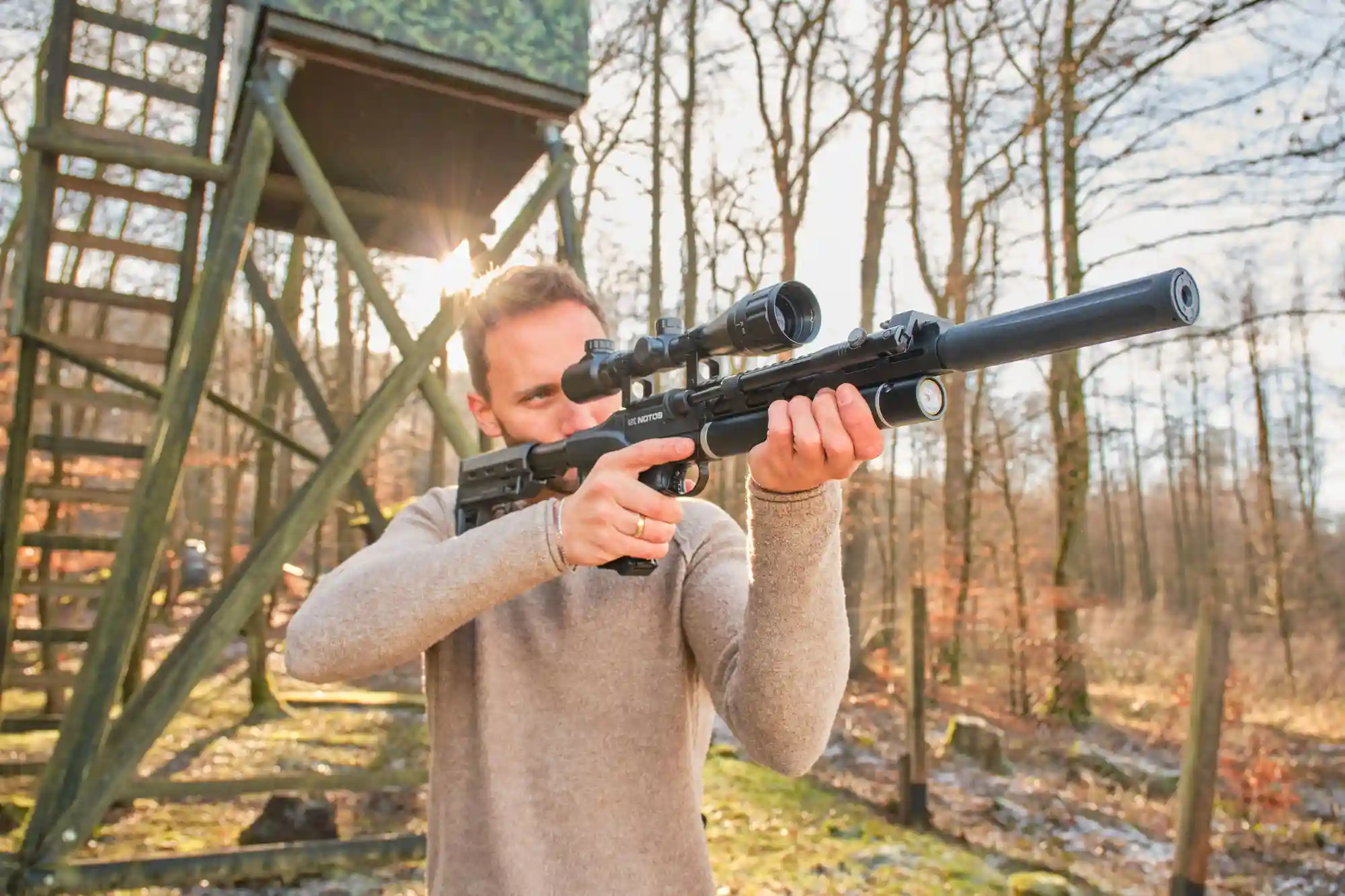 UX Notos Carbine Set cal. 4,5 mm (.177) Diabolo Pressluftgewehr 