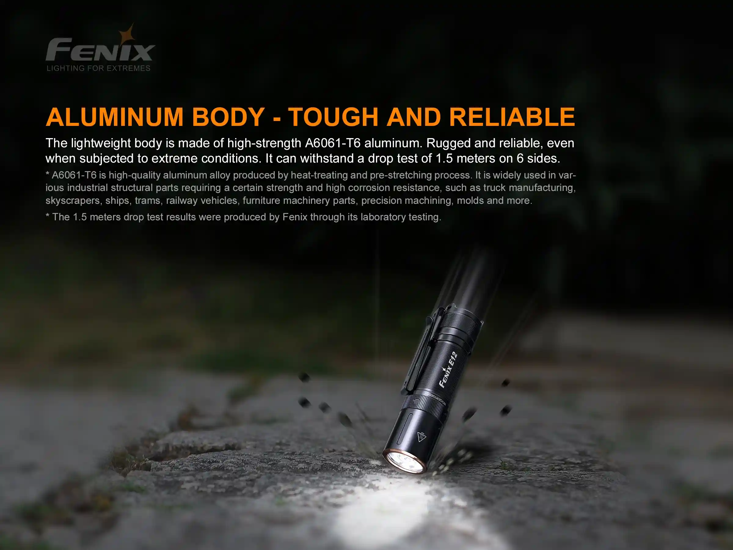 Fenix E12 V2.0 LED Taschenlampe AKTION