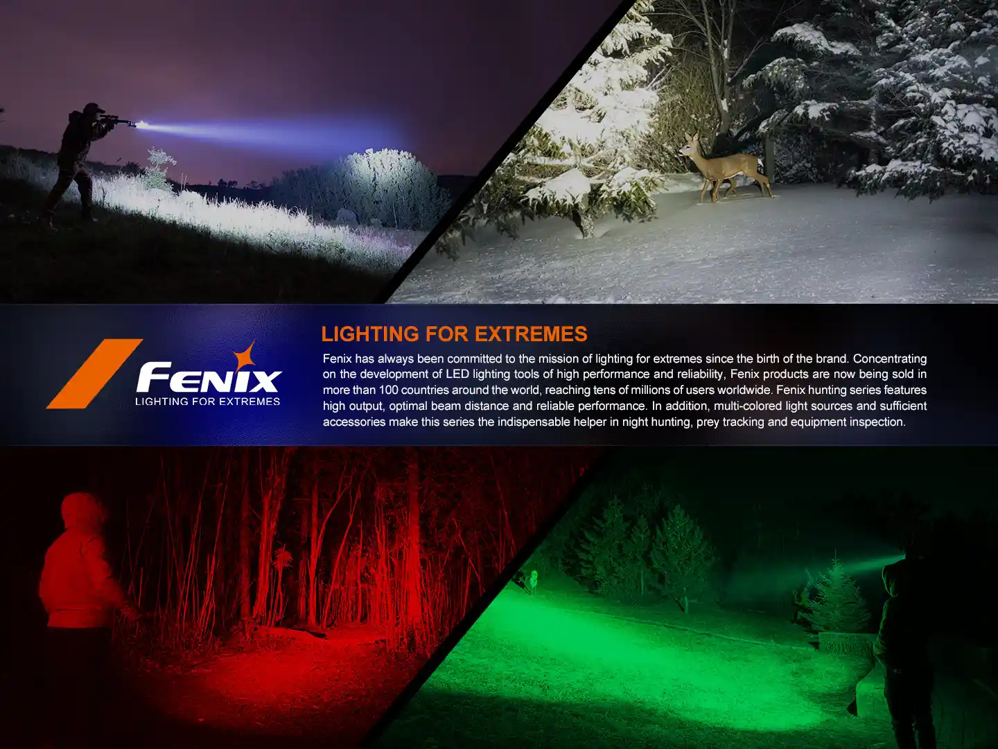 Fenix HT32 LED Thrower / Jagd Taschenlampe