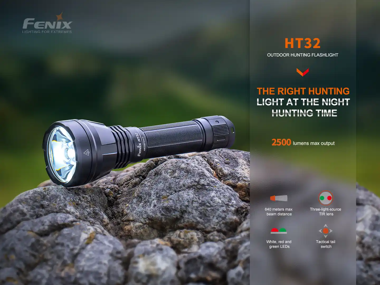 Fenix HT32 LED Thrower / Jagd Taschenlampe
