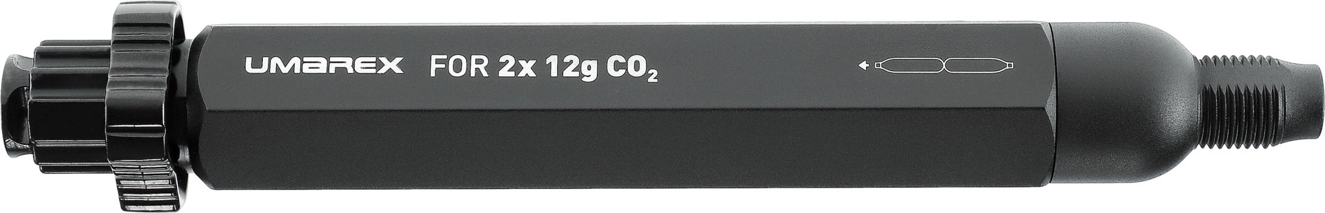 T4E 2 x 12 g CO2 Adapter für HDX 68, mit Quick-Piercing-System