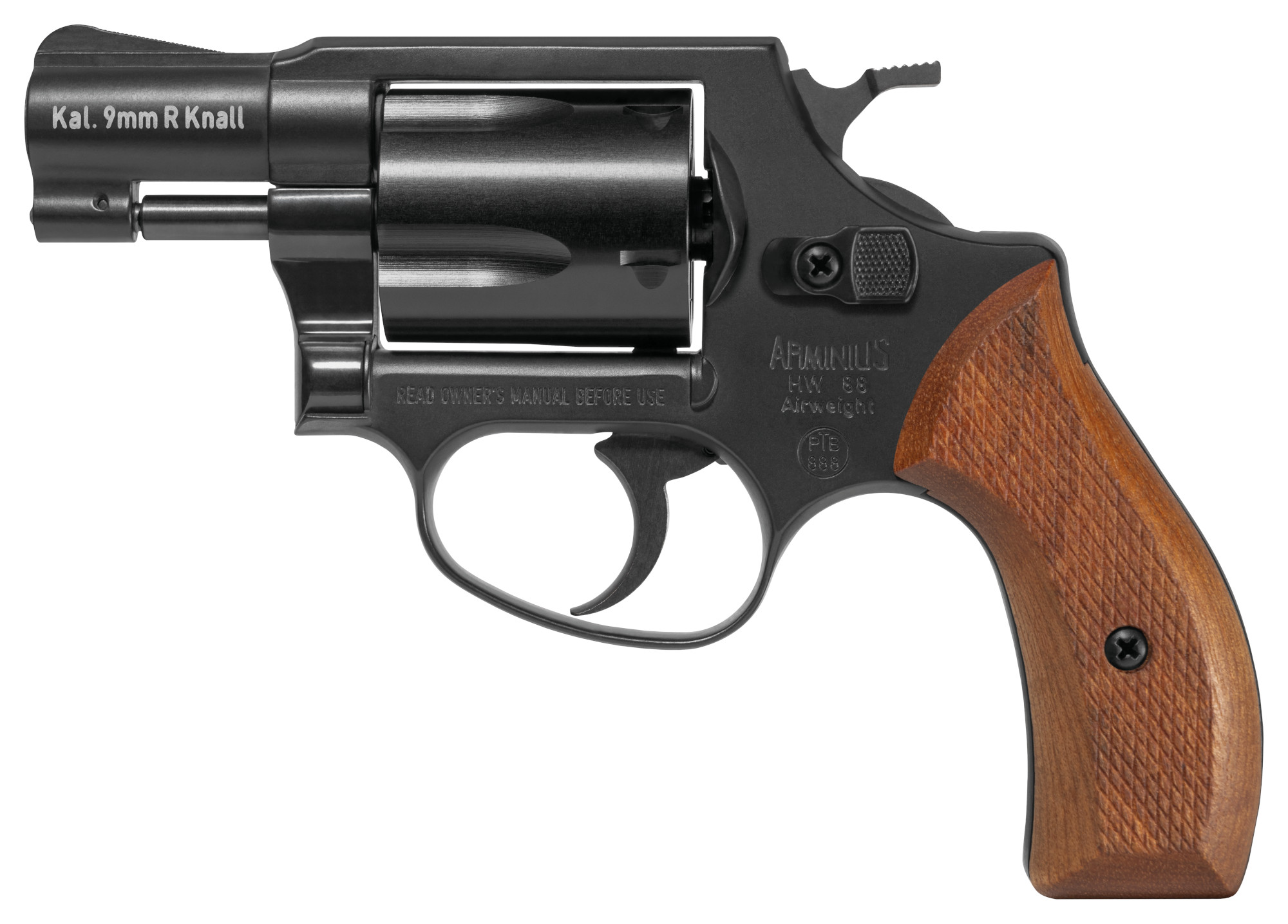 Weihrauch HW 88 Super Airweight  9 mm Brüniert Schreckschuss Revolver