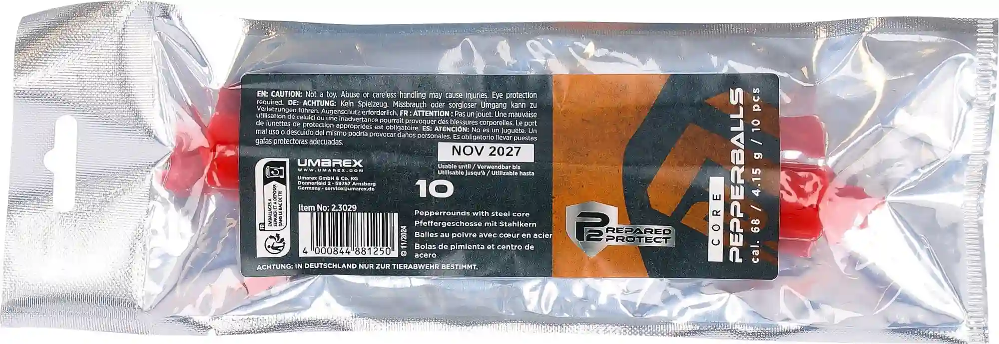 P2P CORE Defense Pepperballs cal. 68