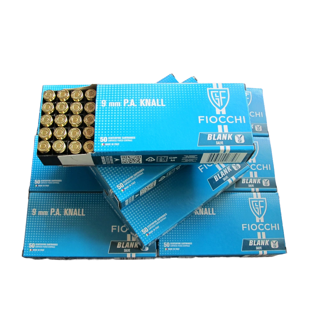 500 Fiocchi Platz-/Knallpatronen 9mm P.A.K