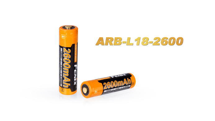 Fenix ARB-L18-2600 mAh 18650 LiIon Akku geschützt