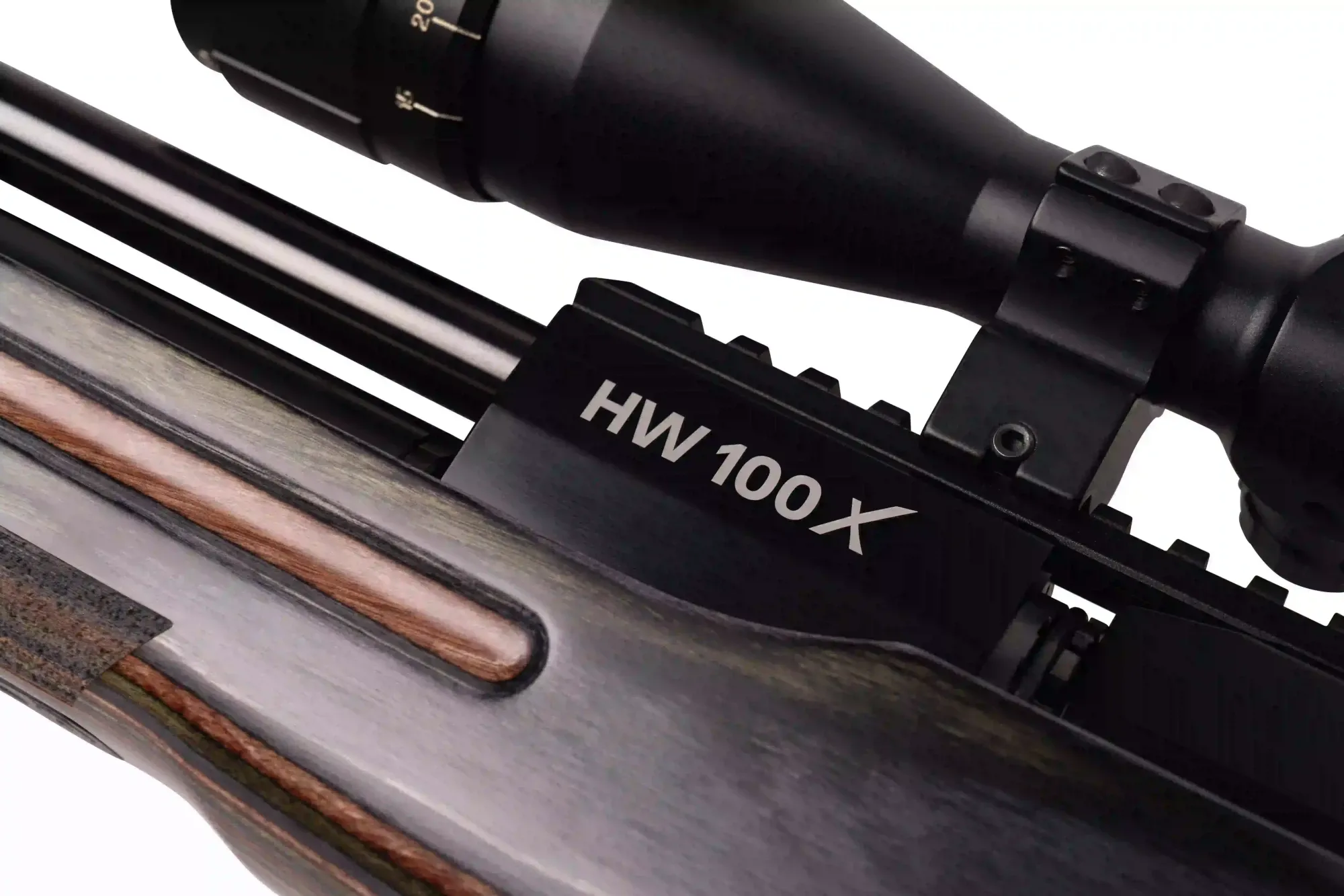 Weihrauch HW 100 X-S Schichtholz_Detail Ventilblock