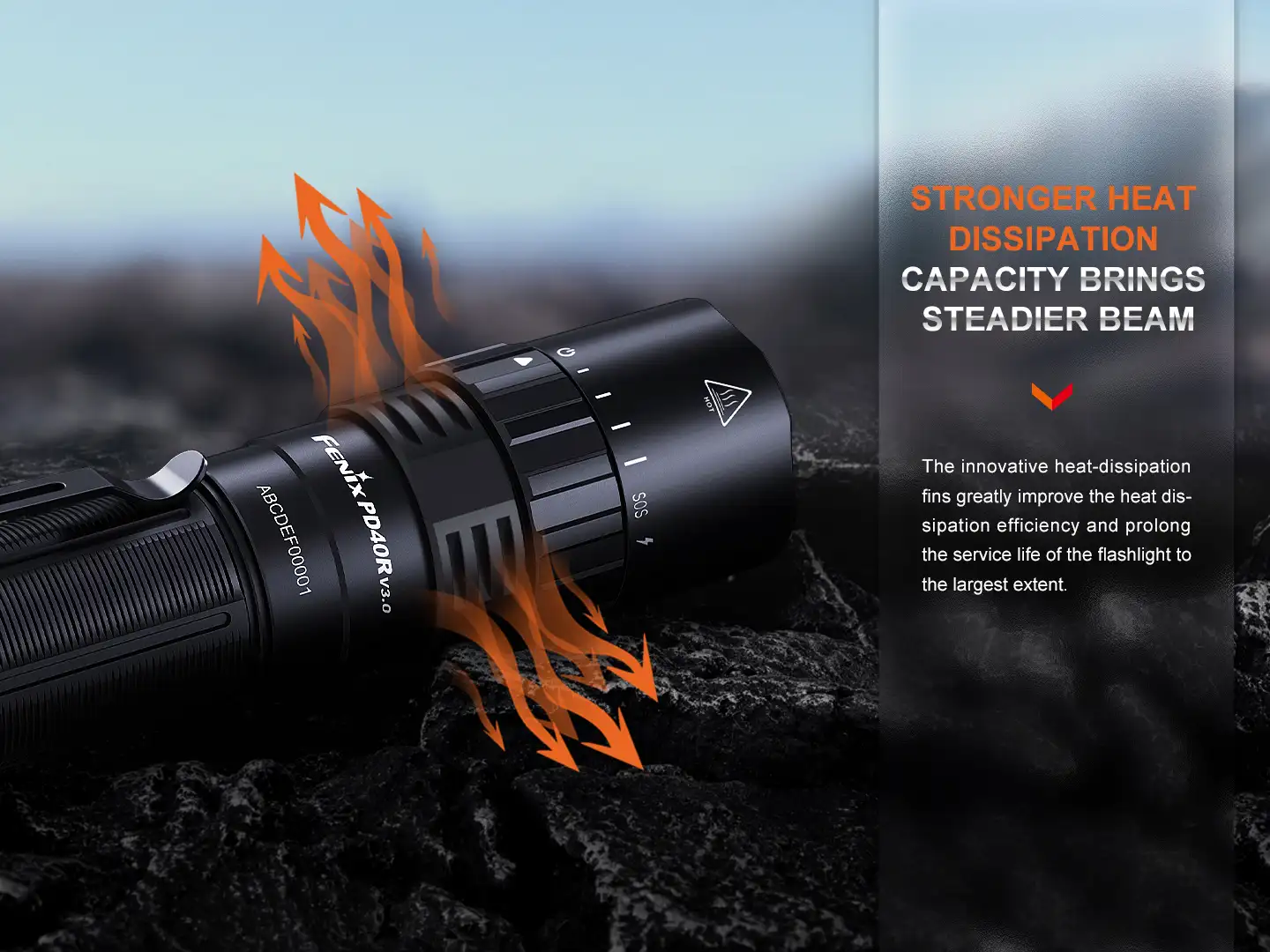 Fenix PD40R V3.0 LED Taschenlampe