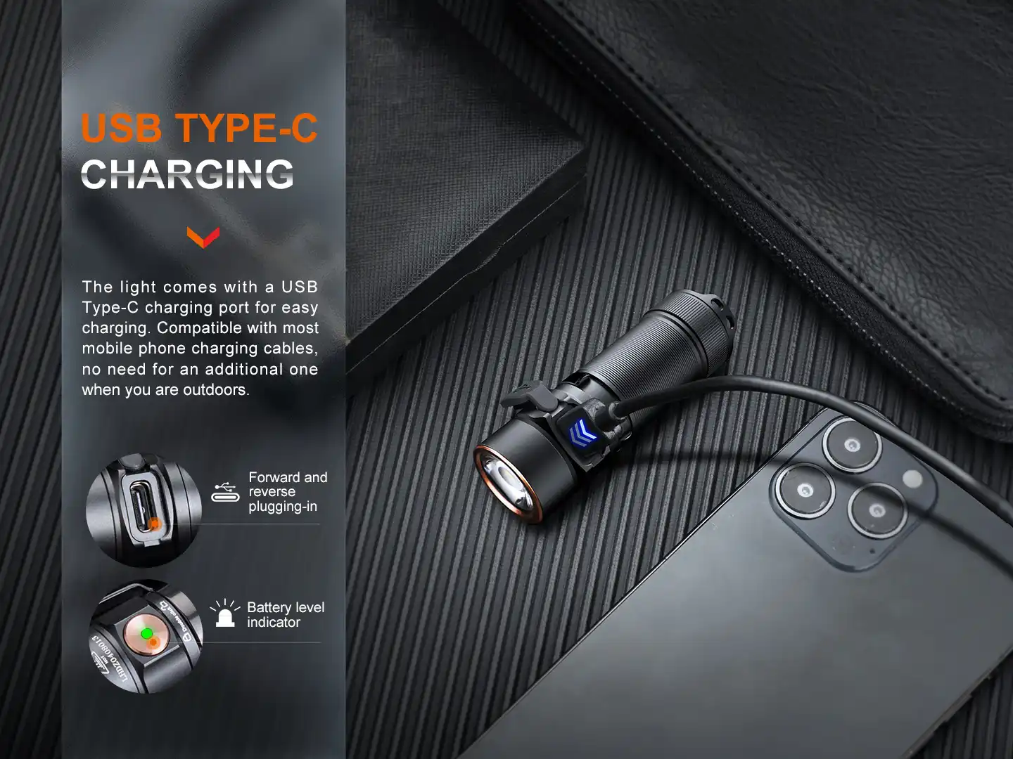 Fenix E18R V2.0 LED Taschenlampe