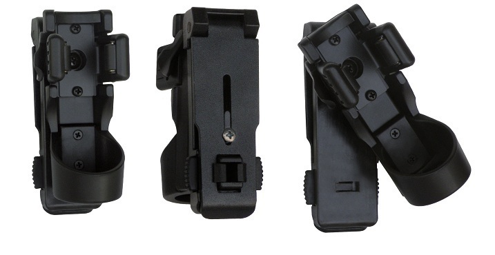 ESP LHU-14 / 37mm Universelles drehbares Kunststoffholster Taschenlampen