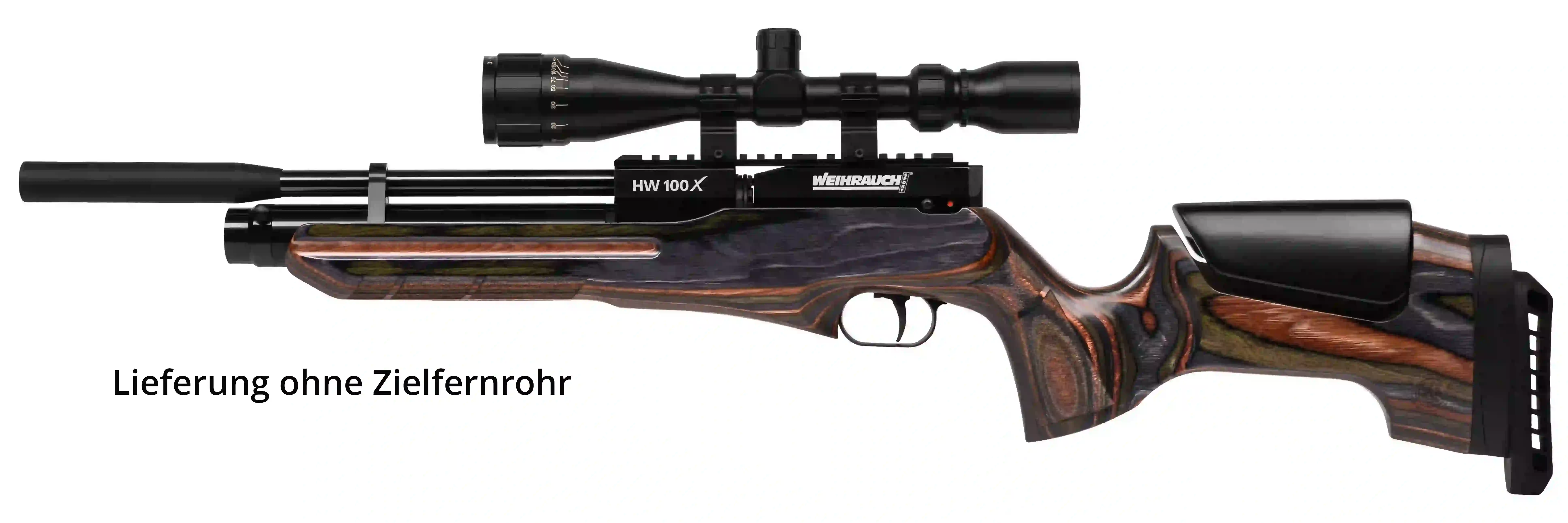 Weihrauch-HW 100 X-SK Schichtholzschaft mit Mündungsbremse