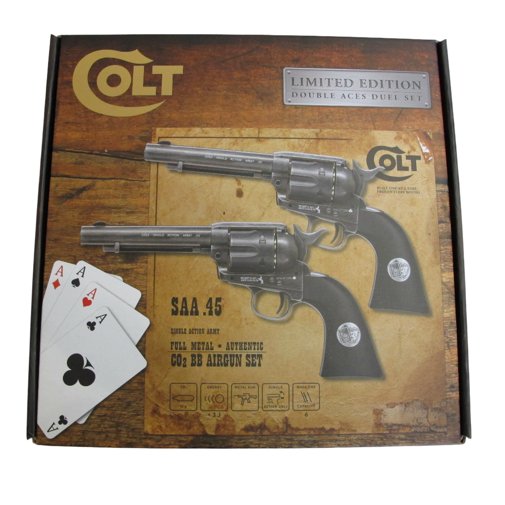 Colt Double Aces Duel Set 4,5 mm (.177) BB limitiert mit Editions-Seriennummer AKTION