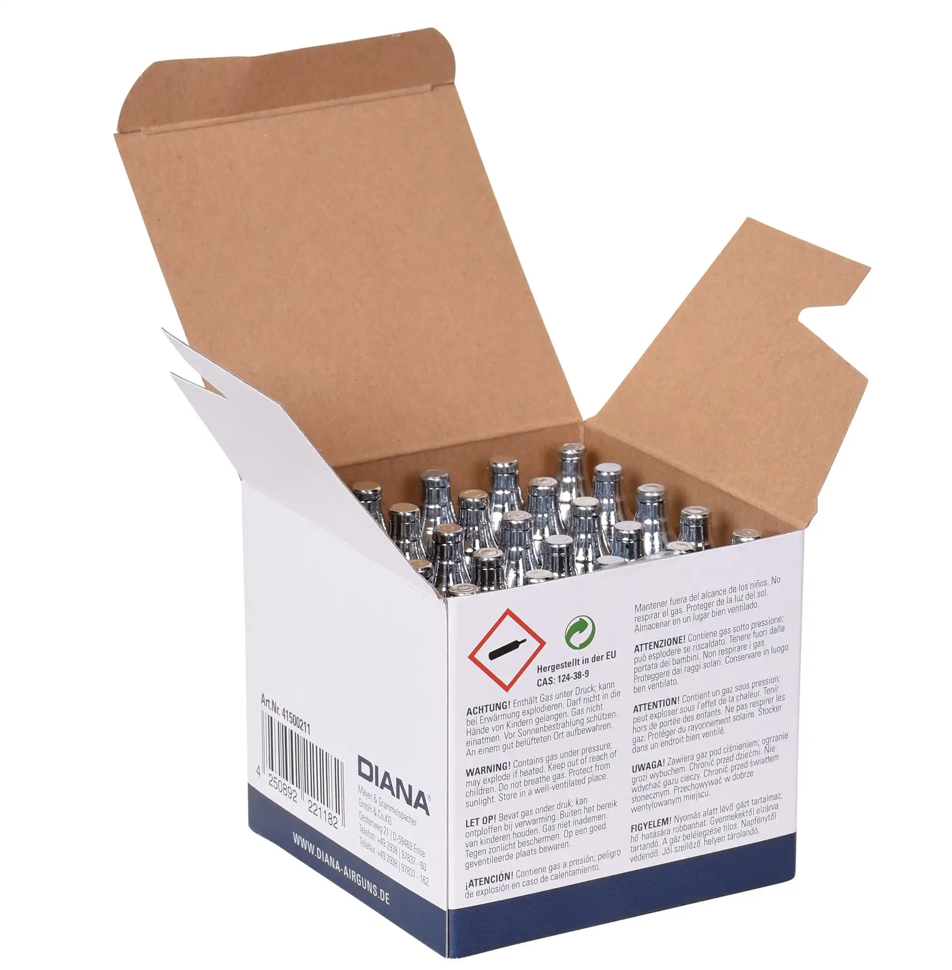 Diana CO2-Kapseln 12g 25er Packung