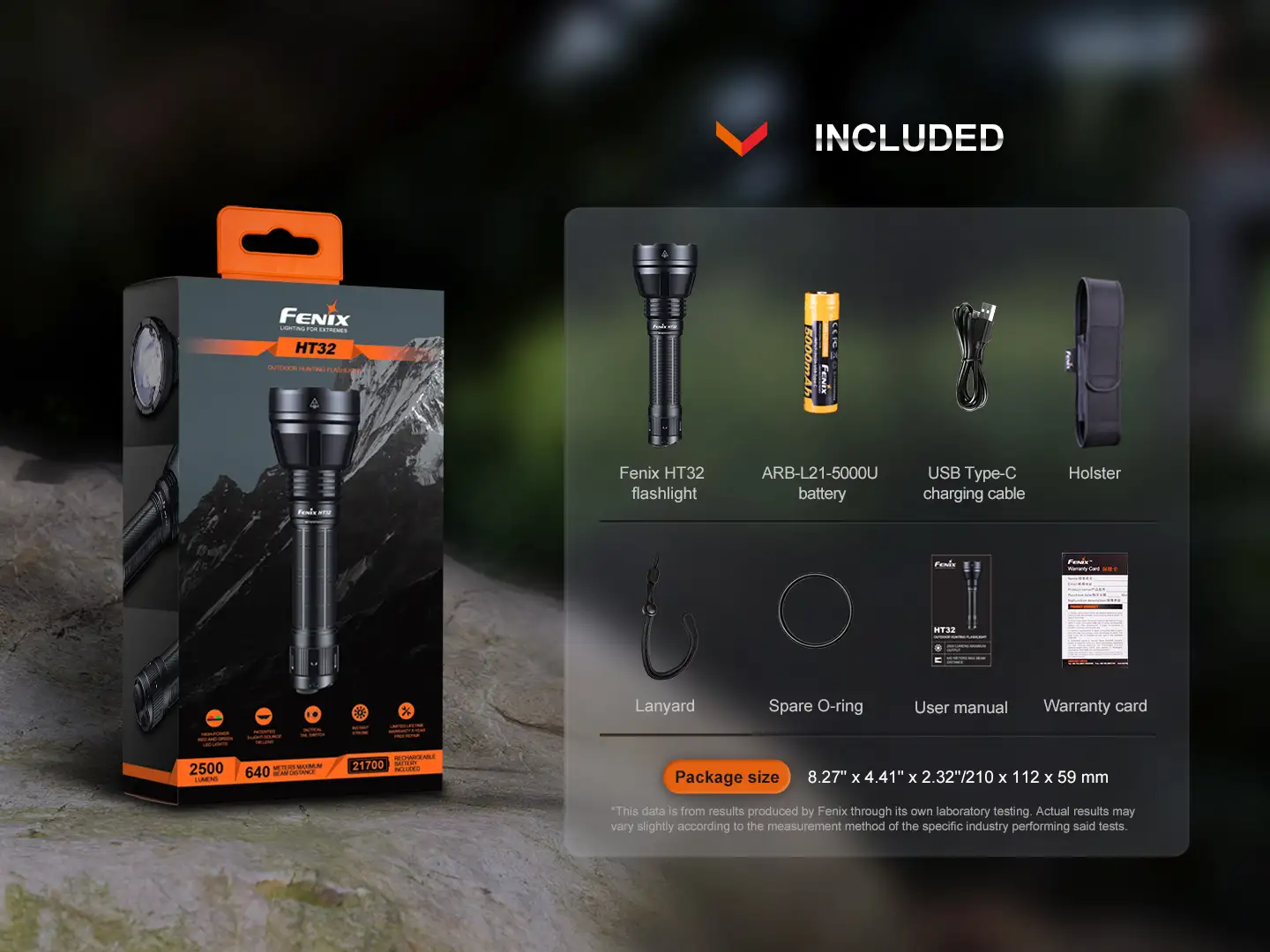 Fenix HT32 LED Thrower / Jagd Taschenlampe