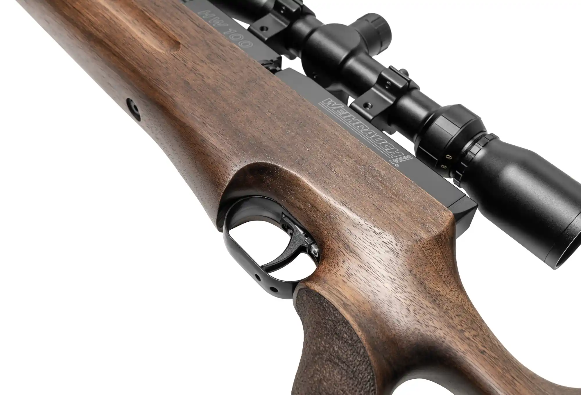 Weihrauch HW 100 TK Pressluftgewehr 5,5 mm Schalldämpfer