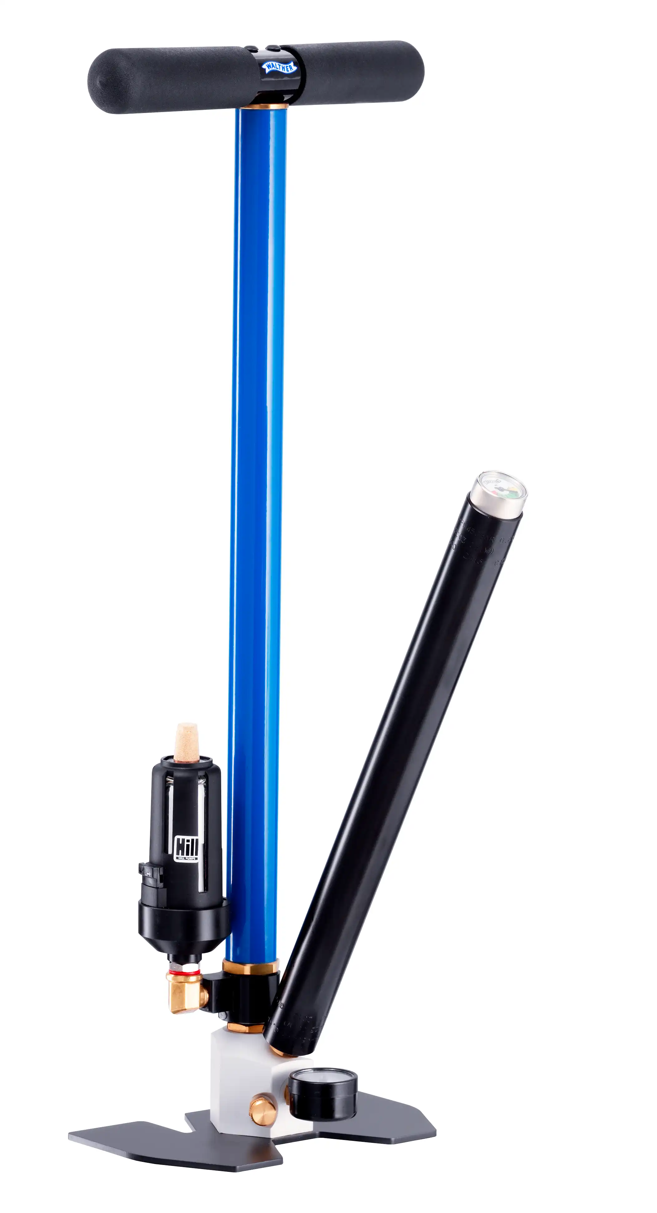 Walther / Hill MK5 Pressluftpumpe für Pressluftgewehre mit Trockenluft-Filtersystem