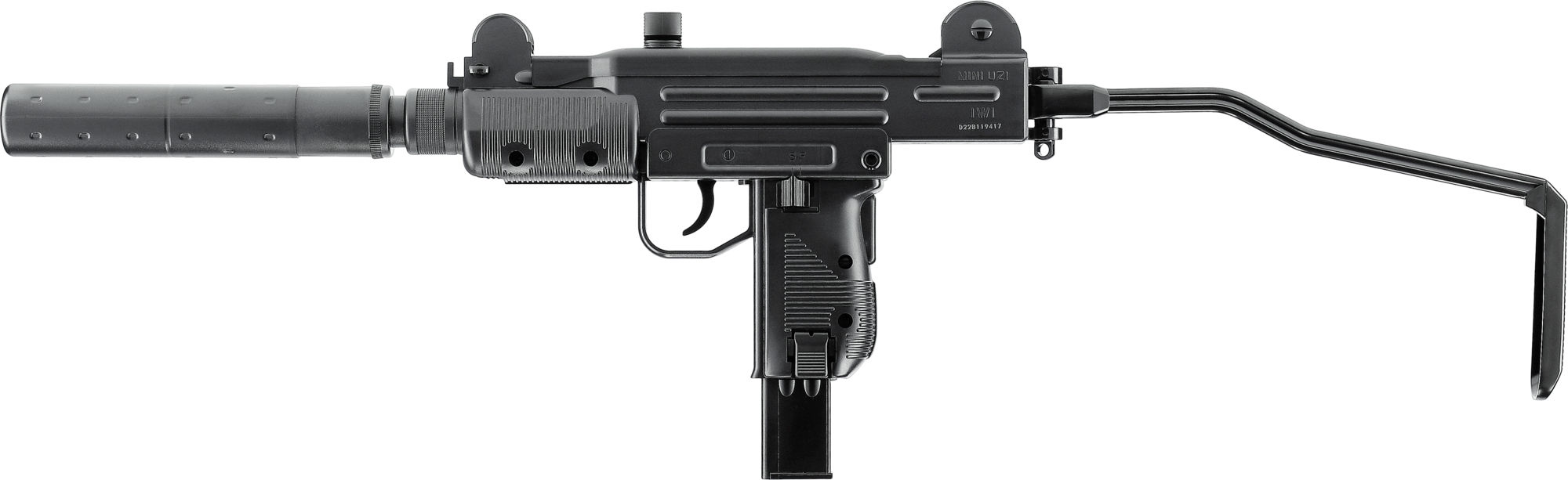 IWI Mini UZI CO2 Maschinenpistole 4,5 mm BB Blowback