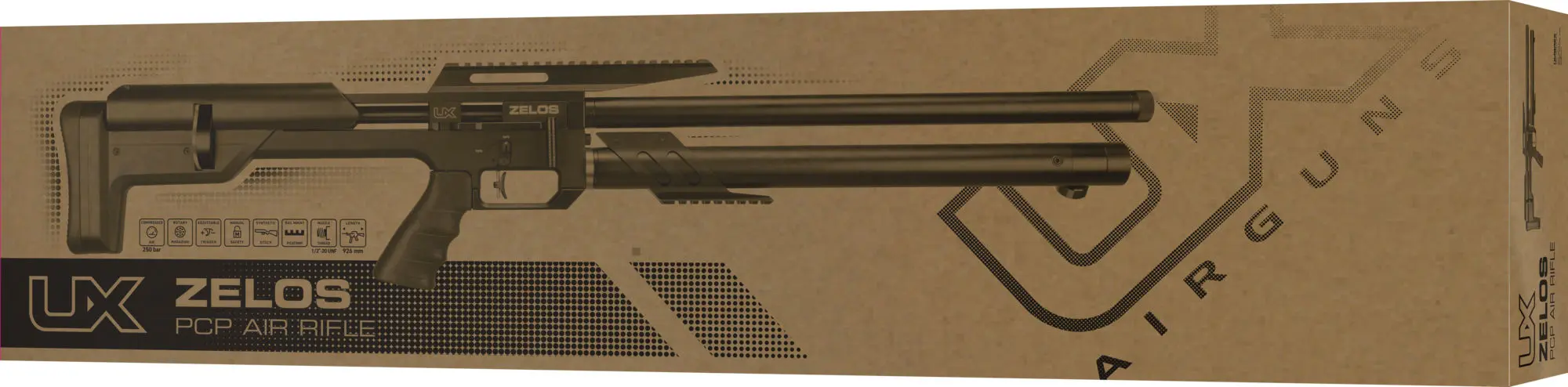 UX Zelos cal. 4,5 mm (.177) Diabolo Pressluftgewehr