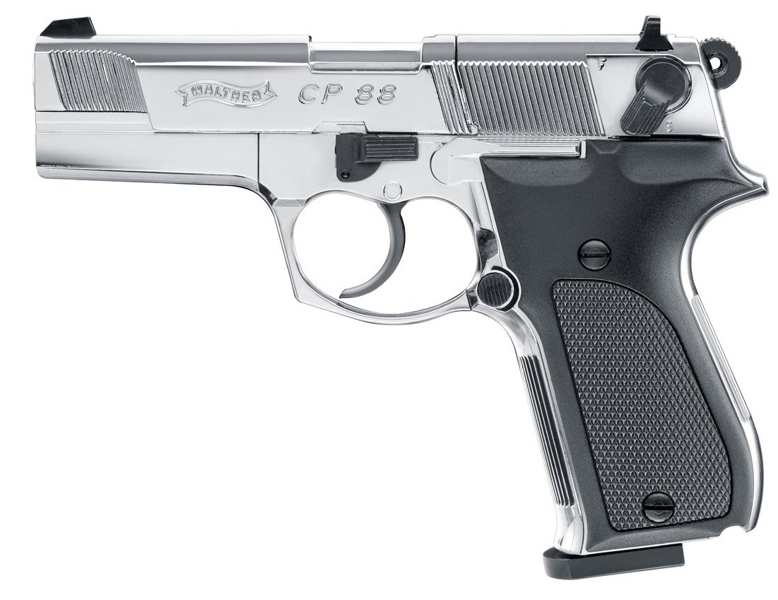 Walther CP88 Polished Chrome CO2-Pistole