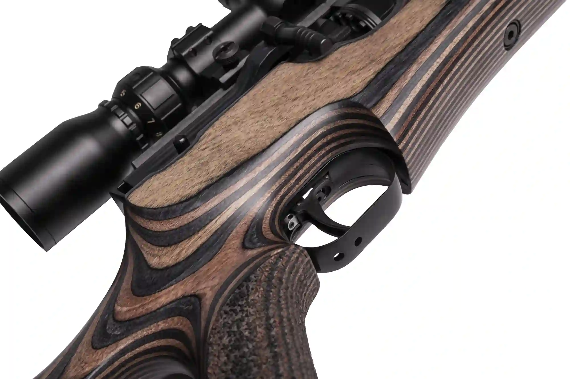 Weihrauch HW 100 TK Pressluftgewehr 4,5 mm Schichtholzschaft mit Schalldämpfer