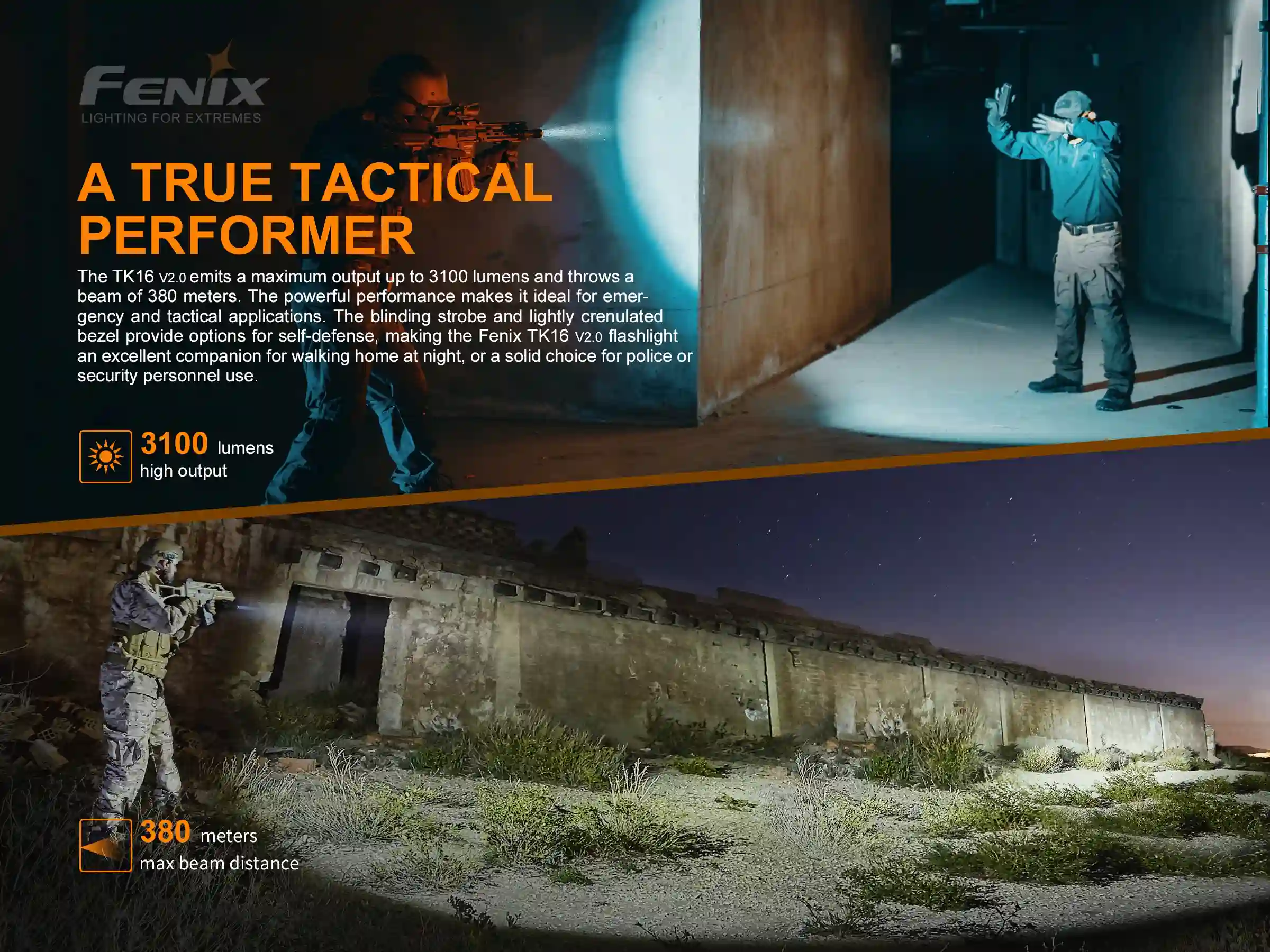 Fenix TK16 V2.0 LED Taschenlampe