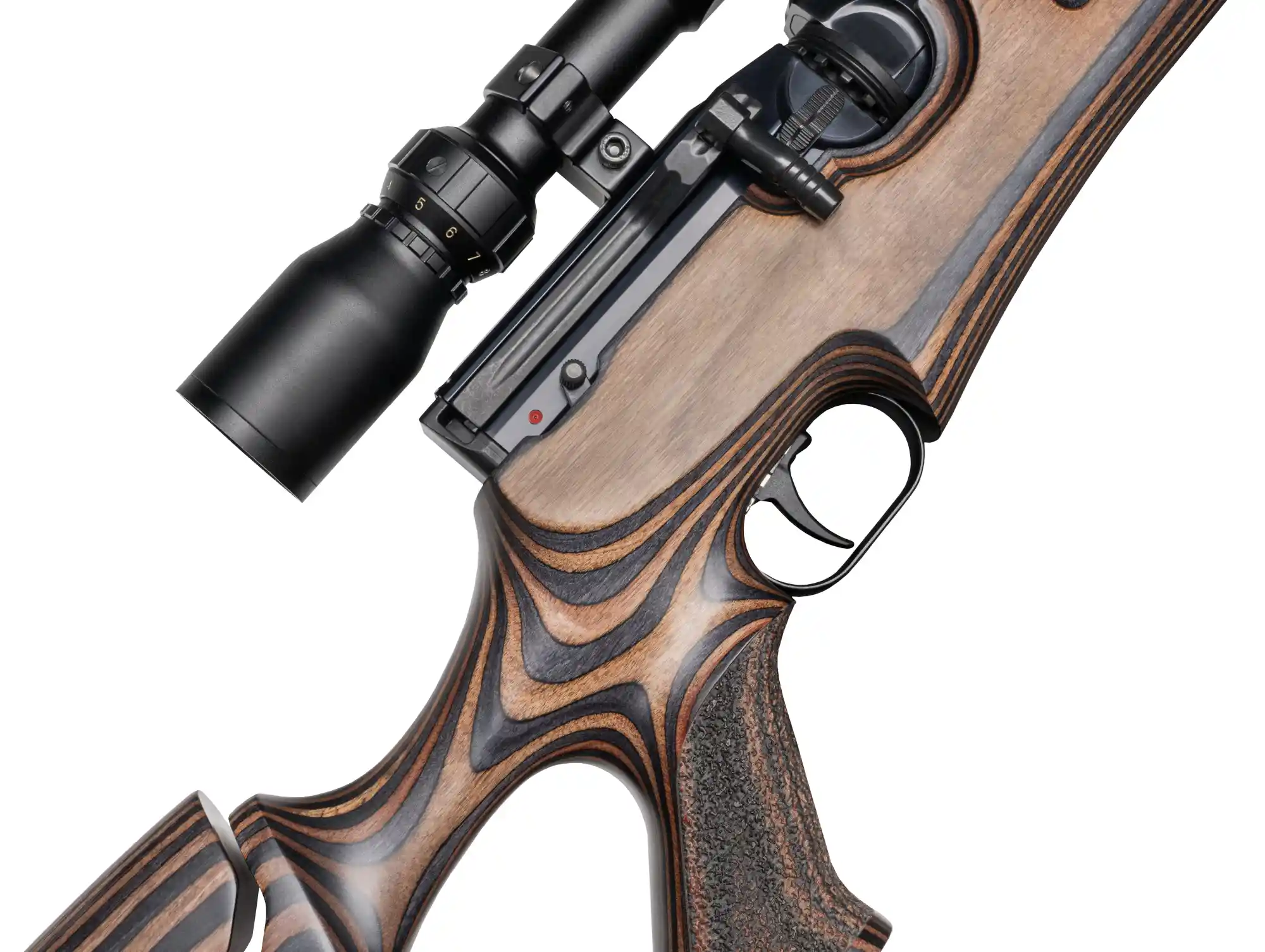 Weihrauch HW 100 TK Pressluftgewehr 4,5 mm Schichtholzschaft mit Schalldämpfer