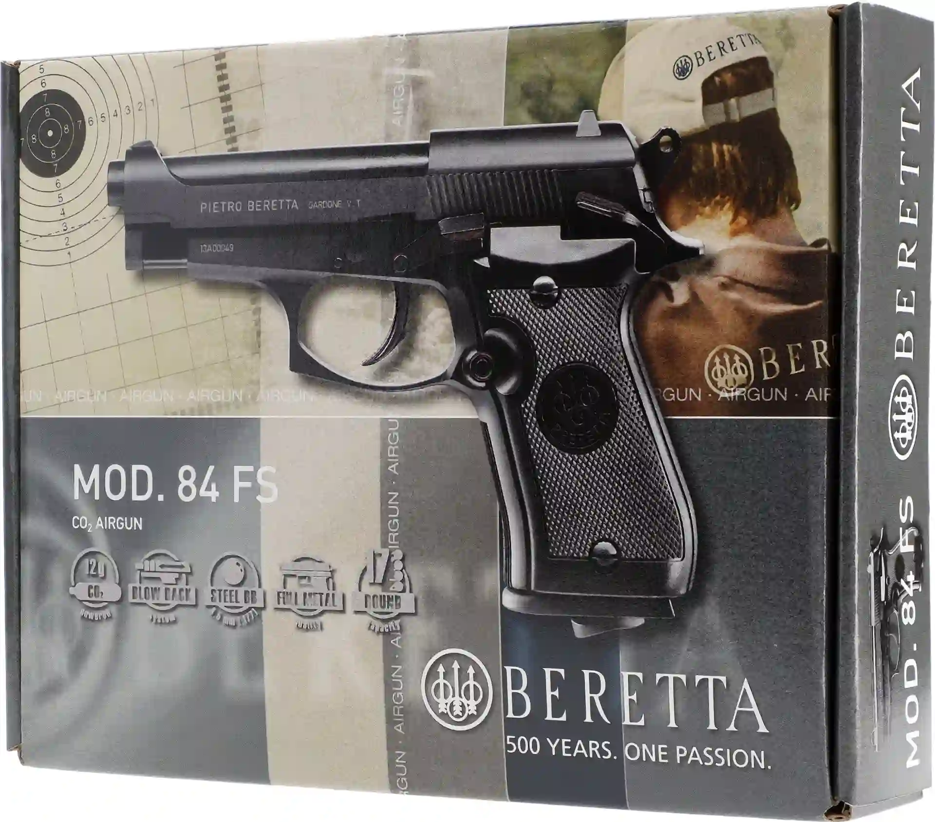 Beretta M84 FS CO2 Luftpistole 4,5 mm BB`s