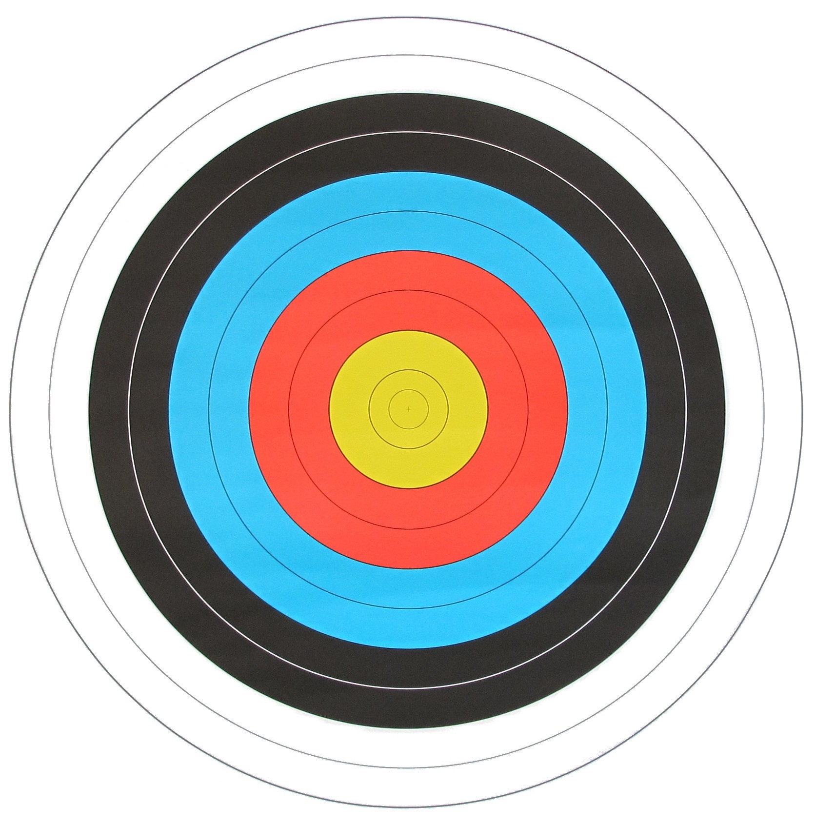 Zielscheiben Auflage nach FITA Abmaßen - 40 cm