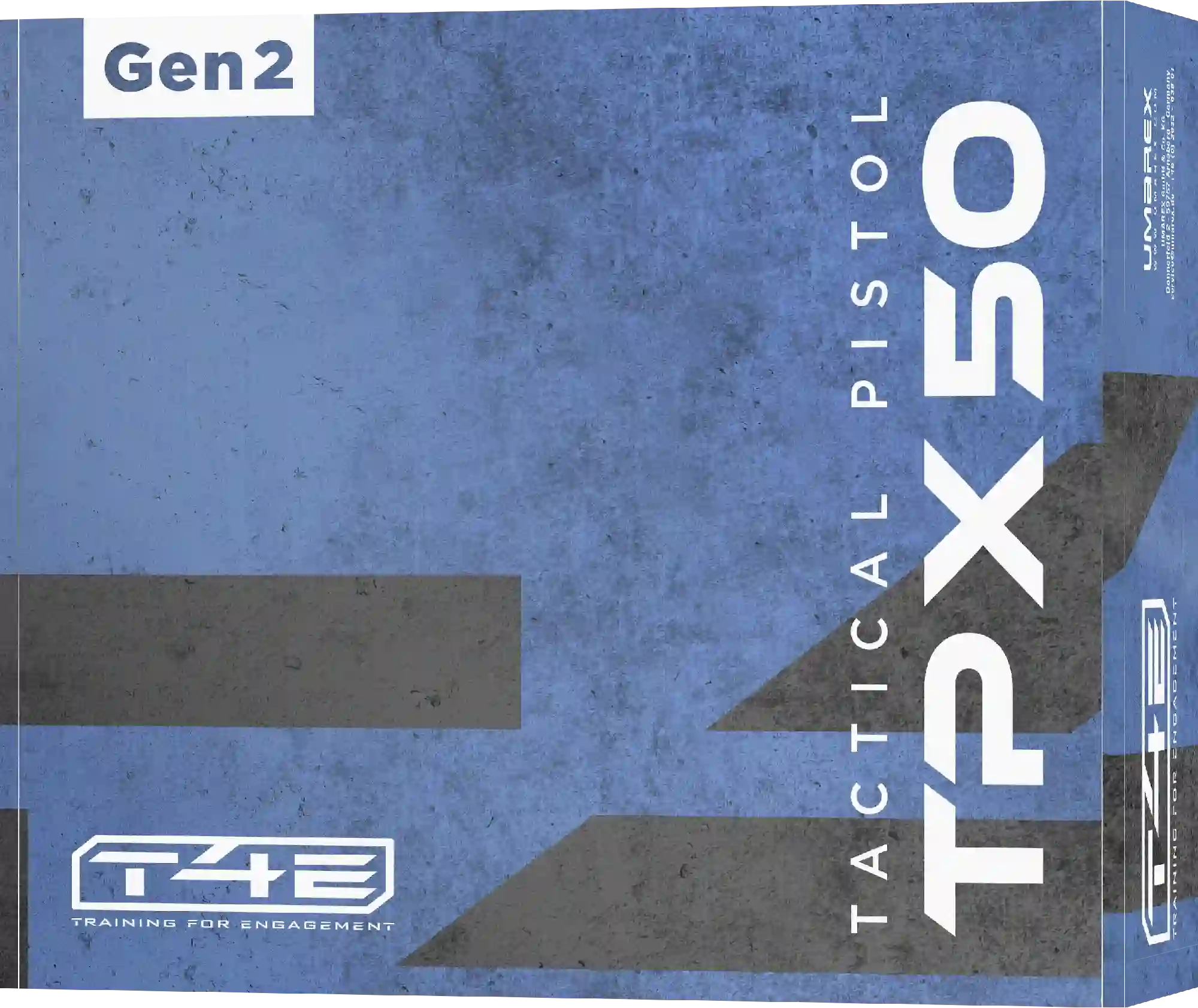 T4E TPX50 Gen2 Markierer in schwarz in Verpackung