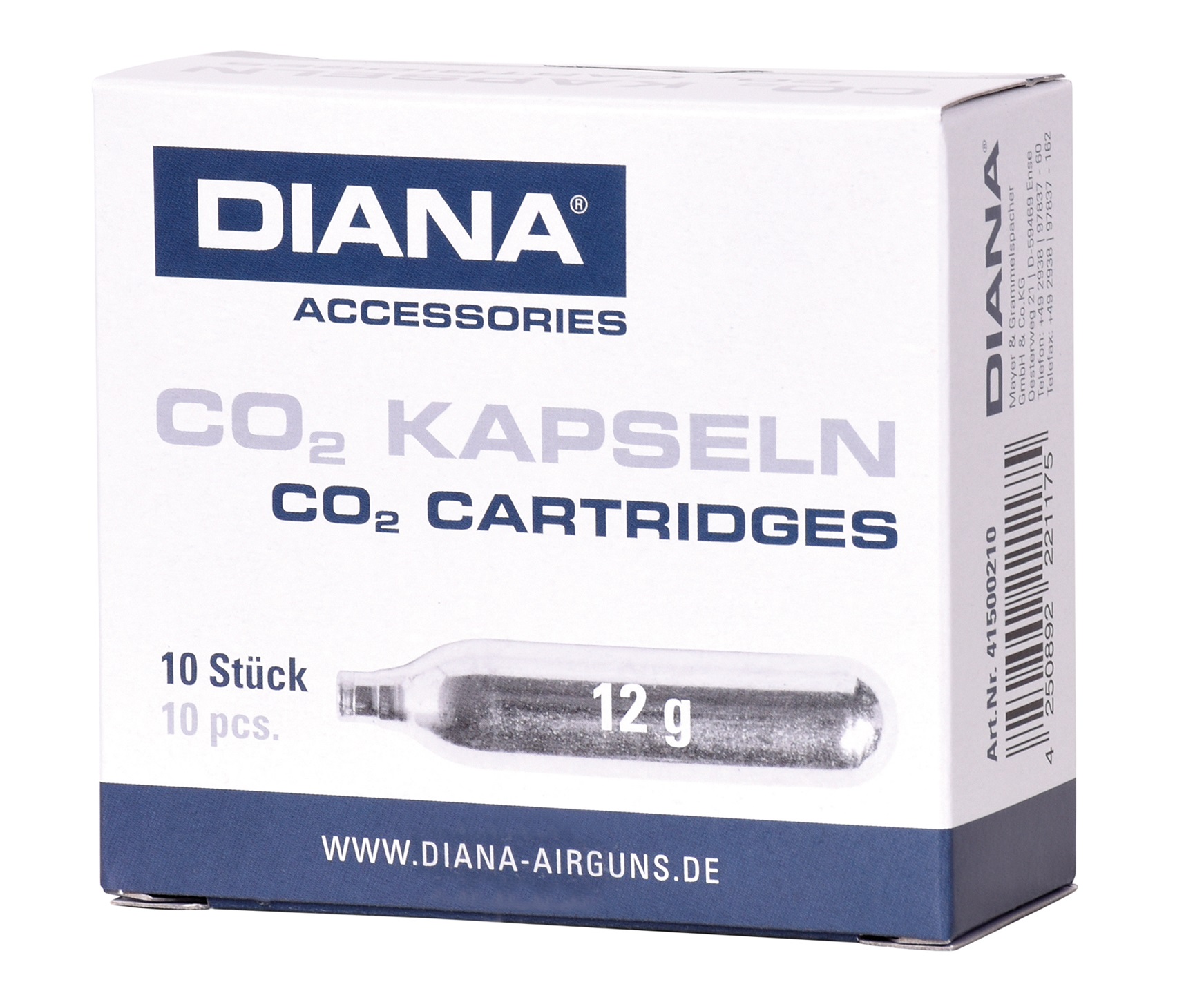 Diana CO2-Kapseln 12g 10er Packung