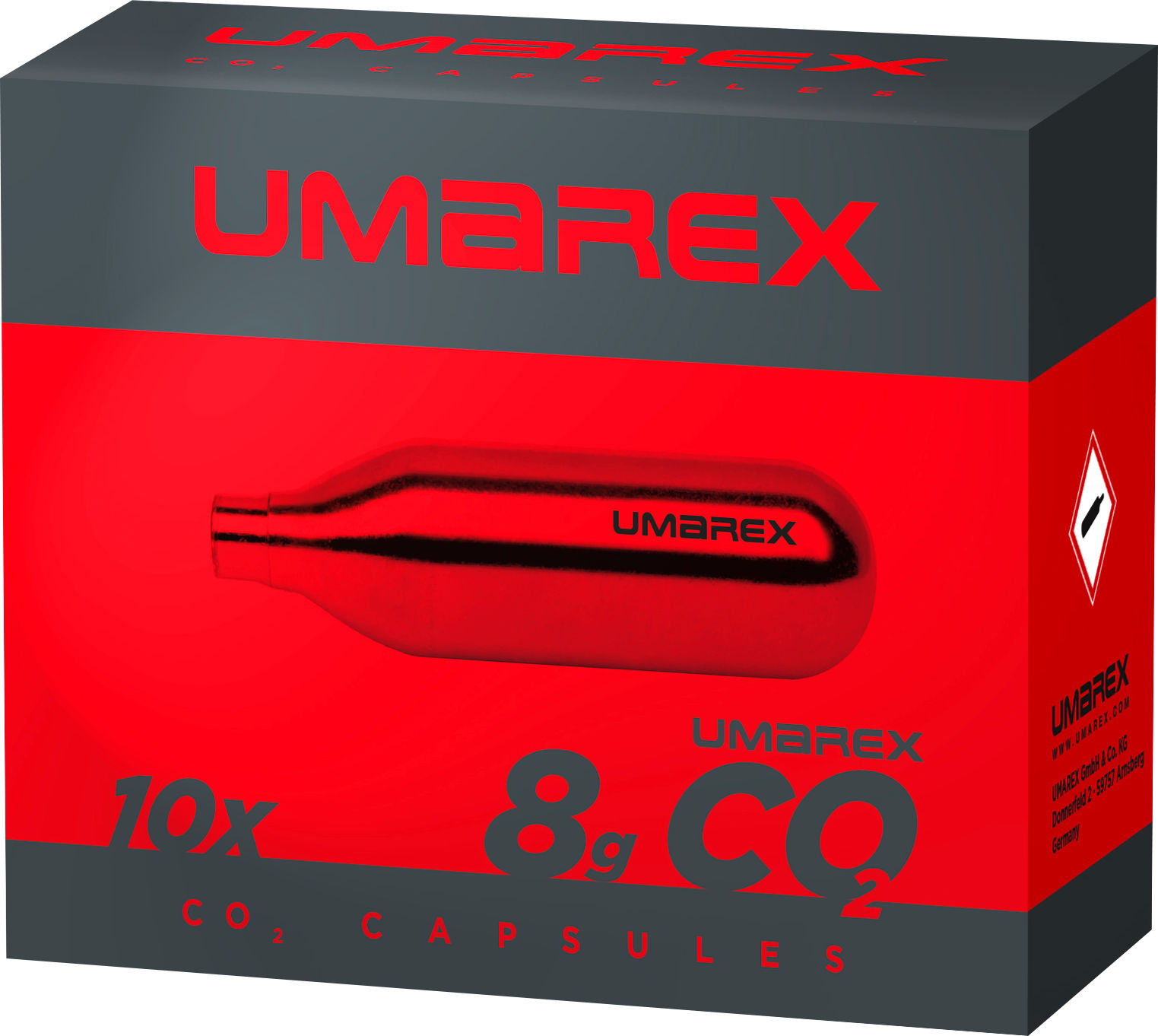 Umarex CO2-Kapseln 8g 10er Packung passend für T4E TP 50 Compact