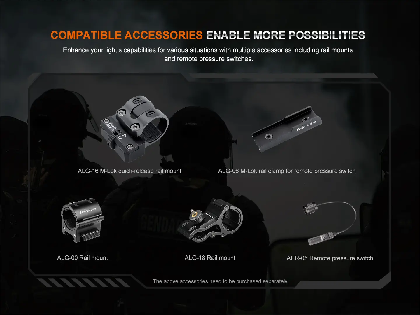 Fenix HT32 LED Thrower / Jagd Taschenlampe