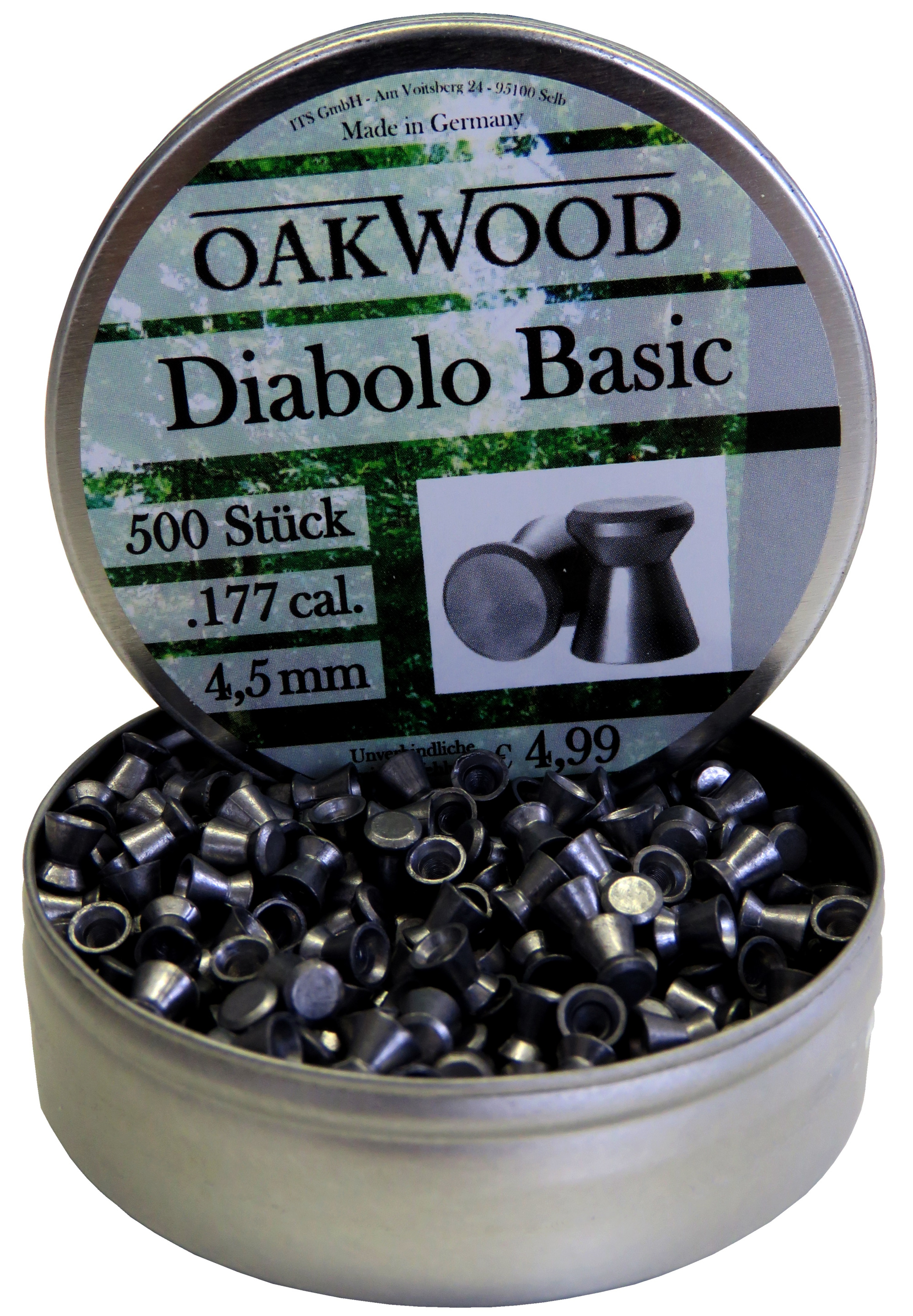 Diabolo-BasicY0YlvYzVBZo43 Oakwood Glatt Diabolos 4,5 mm