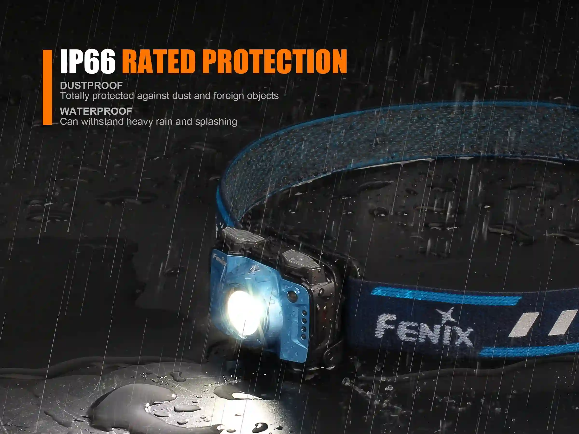 Fenix HL12R LED Stirnlampe Lila