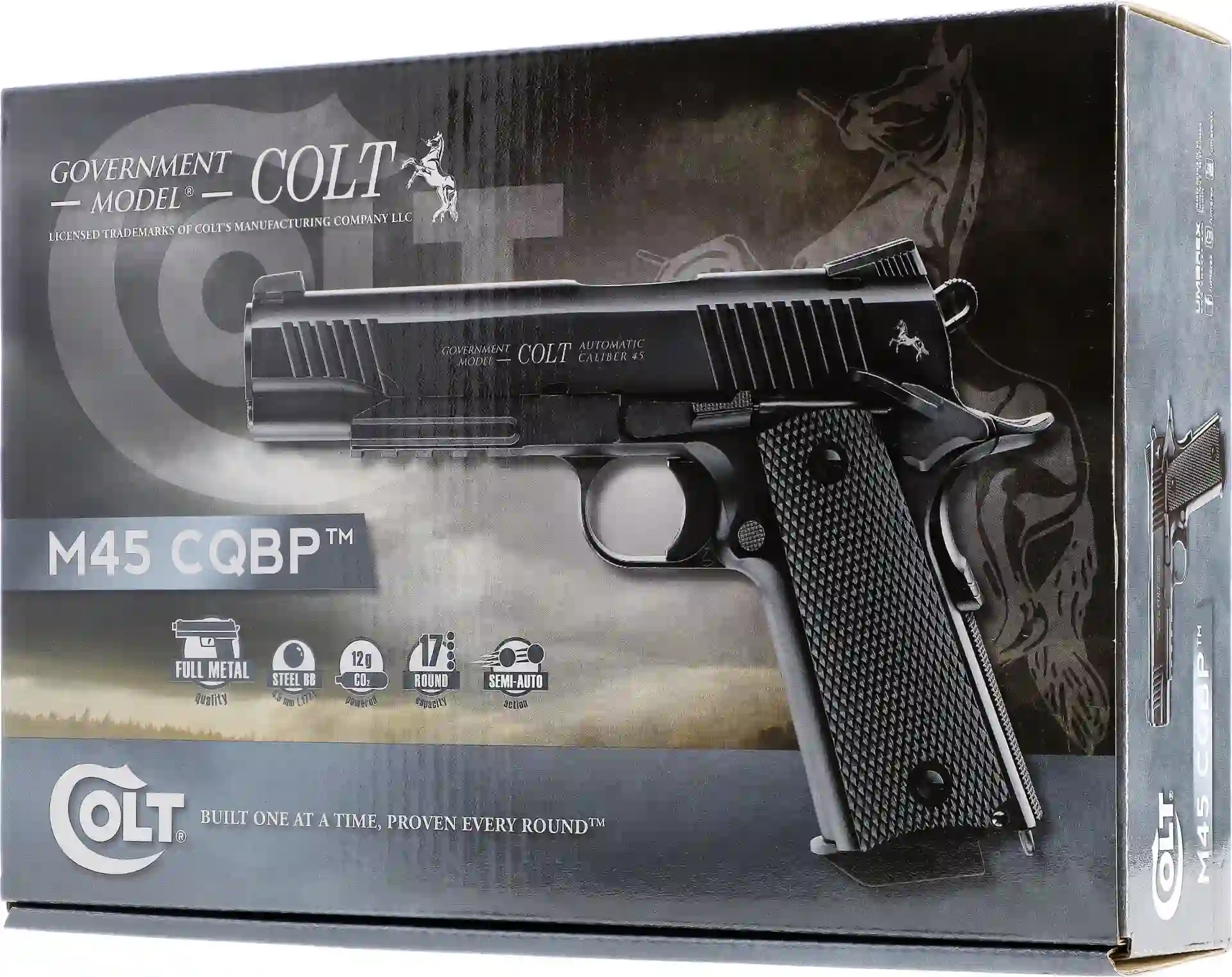 Colt M45 CQBP CO2 Pistole 4,5 mm BB`s  Schwarz