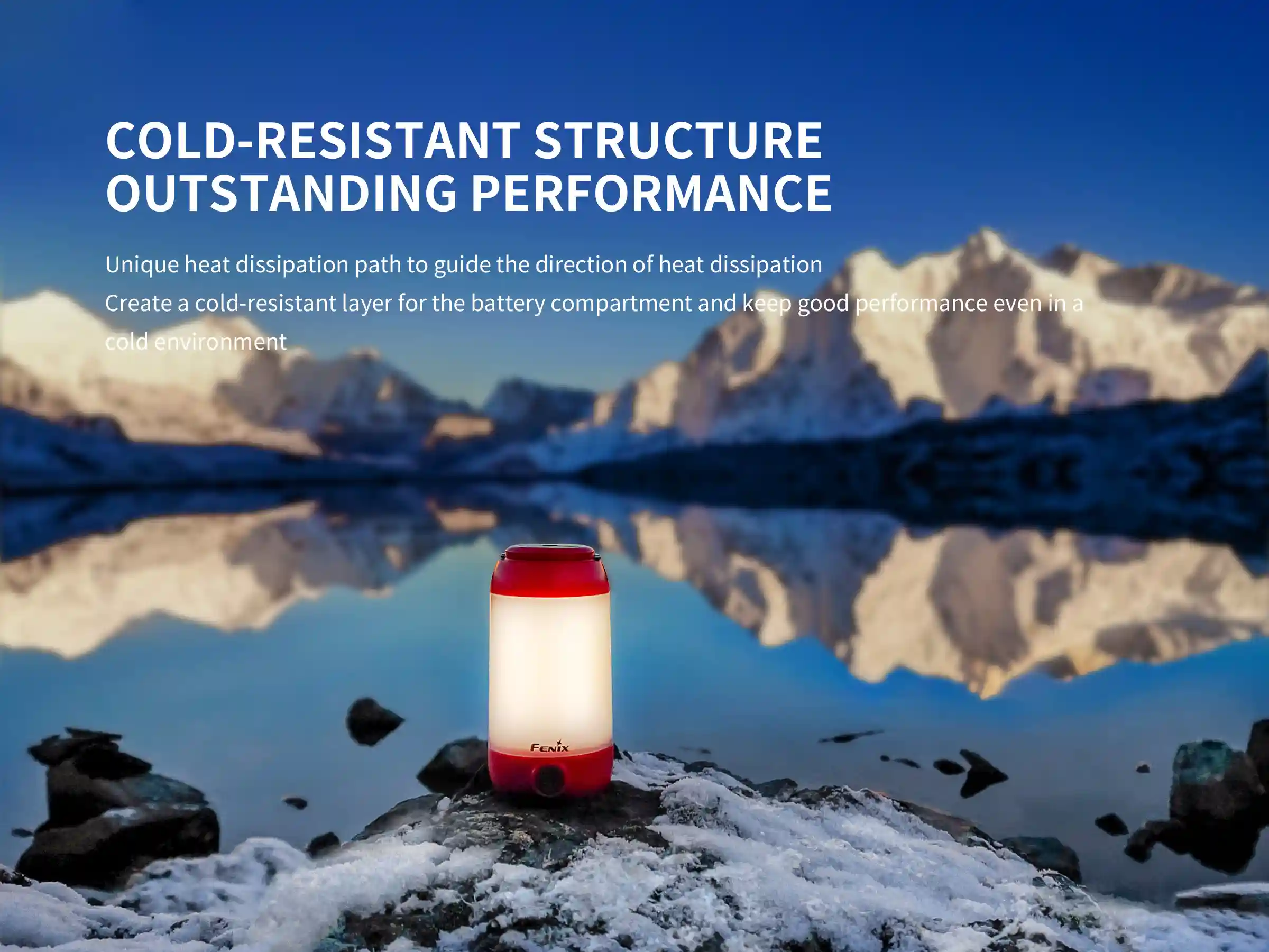 Fenix CL26R LED Campingleuchte mit USB Anschluss Rot